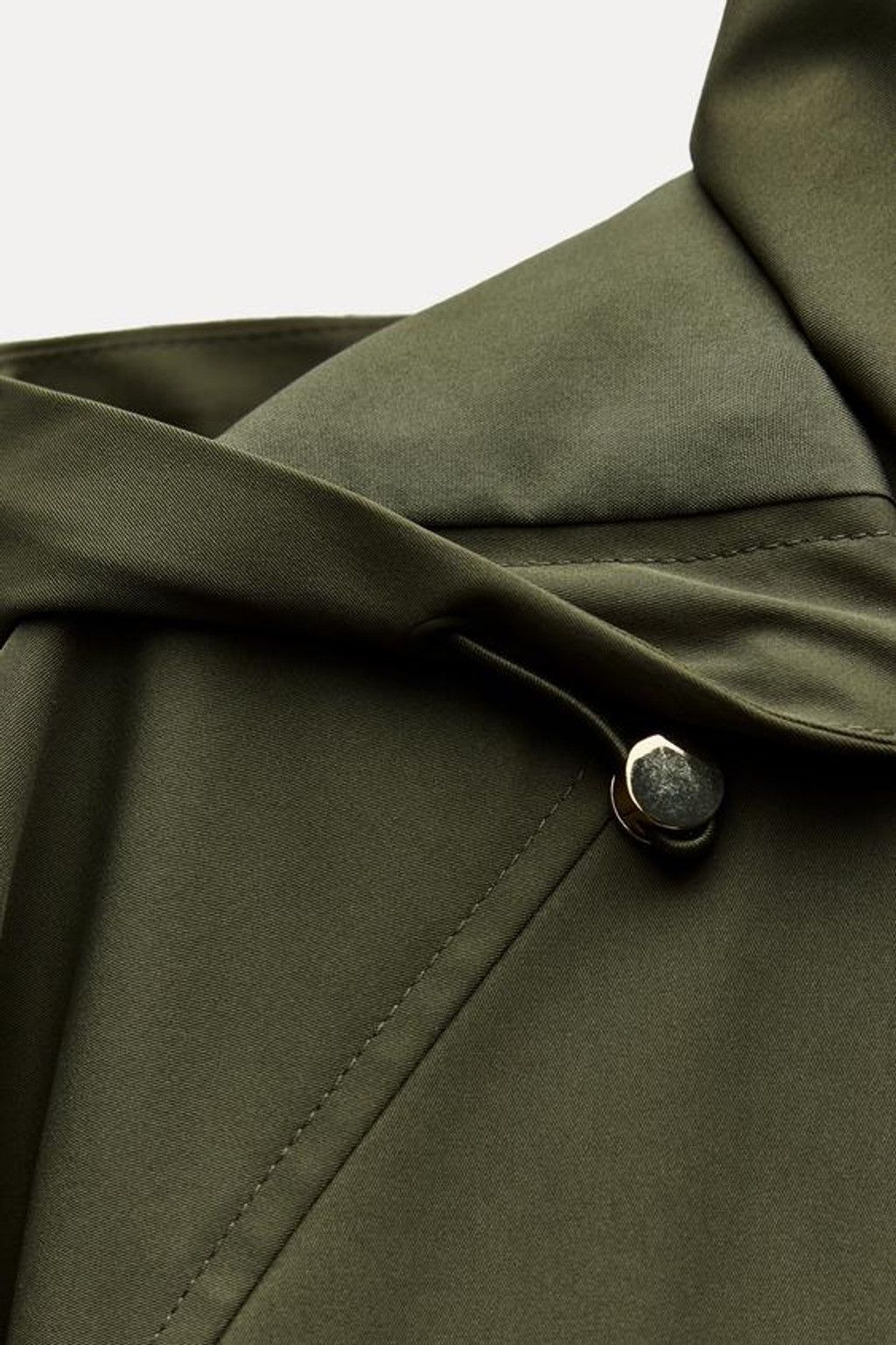 Zara Women's Zara Technical Effect Fabric Long Jacket Size M Size M / US 6-8 / IT 42-44 - 7 Thumbnail