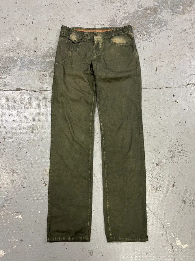 Dolce & Gabbana SS2006 Dolce & Gabbana Olive Green Pants Size US 31 - 3 Thumbnail