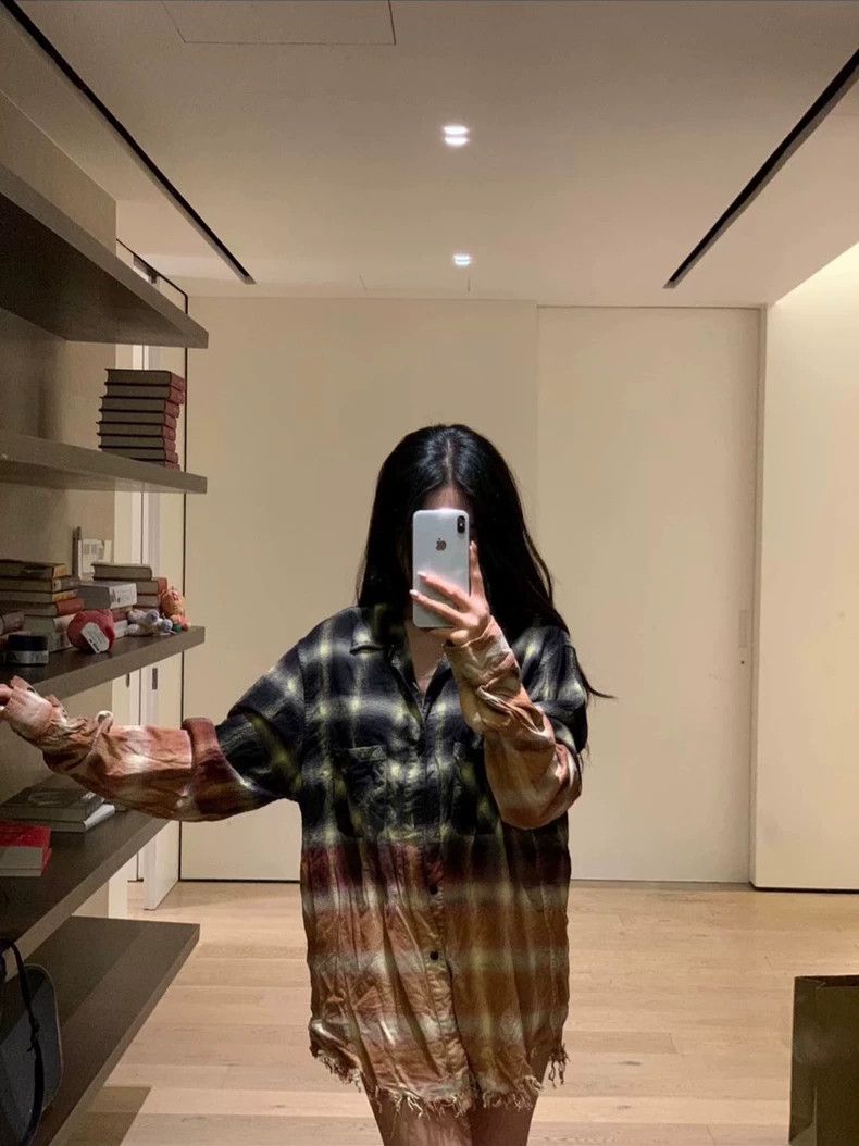 Amiri Amiri Gradient gold tassel shirt plaid long sleeves 2501-Ne Size US L / EU 52-54 / 3 - 8 Thumbnail