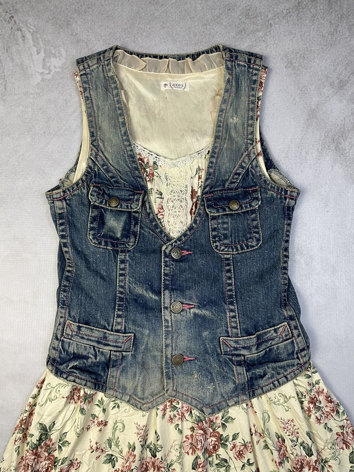 Hysteric Glamour 2000s Hysteric Glamour Denim Vest Size ONE SIZE - 2 Thumbnail