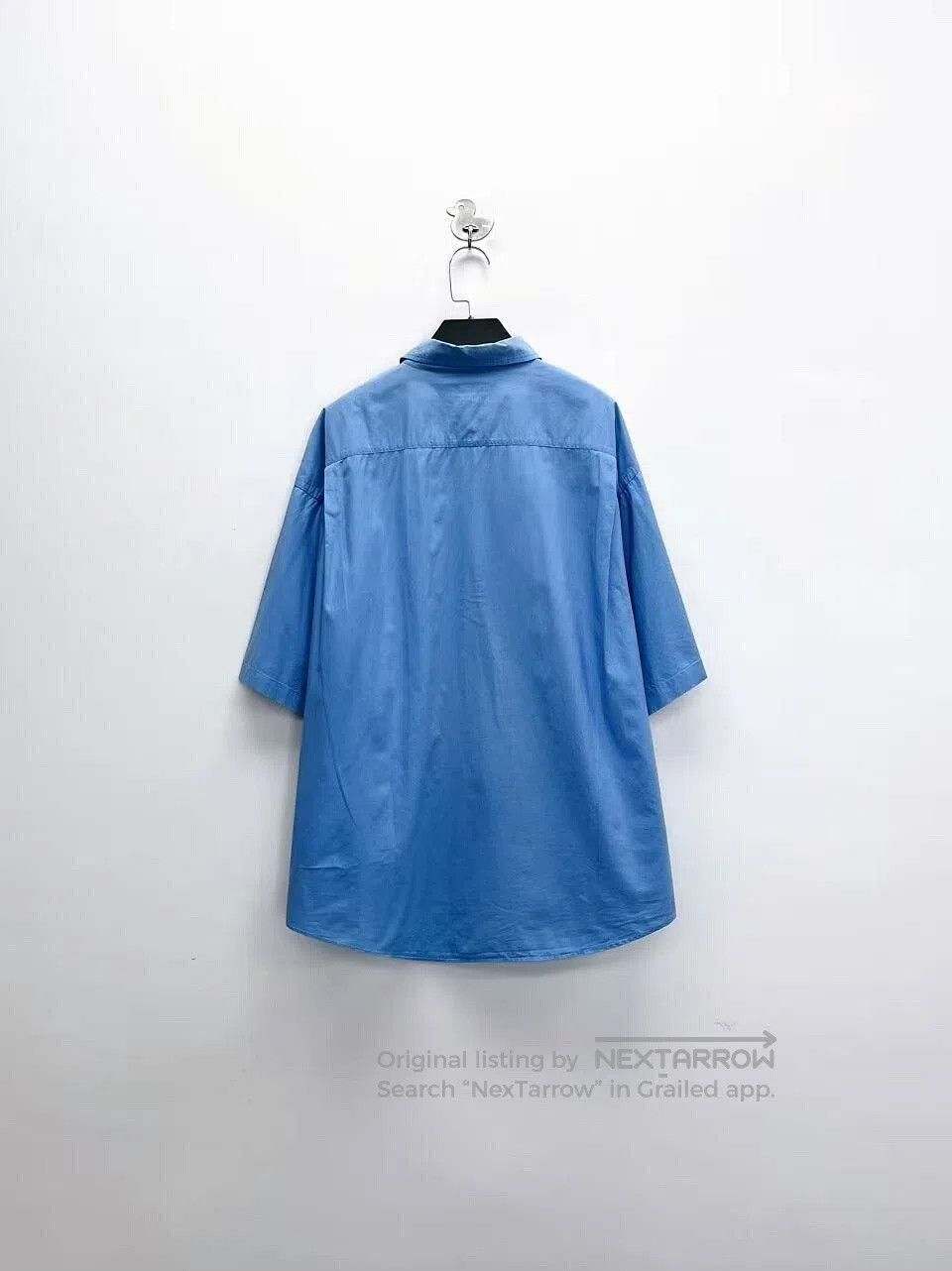 Balenciaga balenciaga blue pocket logo short sleeve shirt. Size US L / EU 52-54 / 3 - 2 Thumbnail