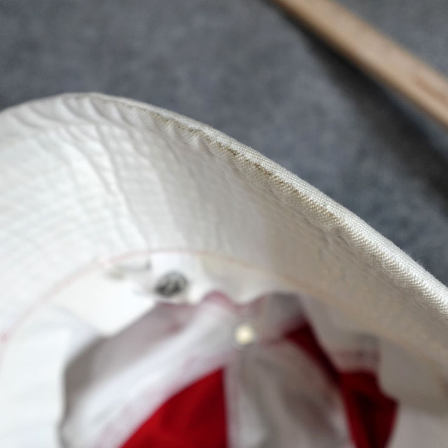 Vintage VINTAGE American Vintage Cam2 Motor Oil Bucket Hat White Red Unisex Adults Adjustable Small? Size ONE SIZE - 7 Thumbnail