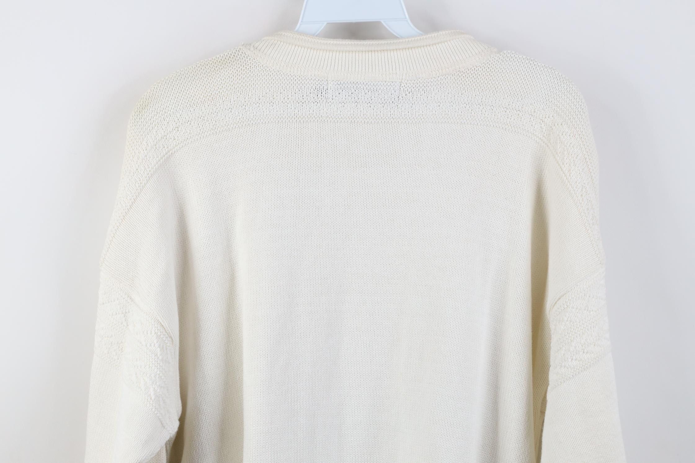 Calvin Klein Deadstock Vintage 90s Calvin Klein Marled Knit Sweater USA Size S / US 4 / IT 40 - 19 Thumbnail