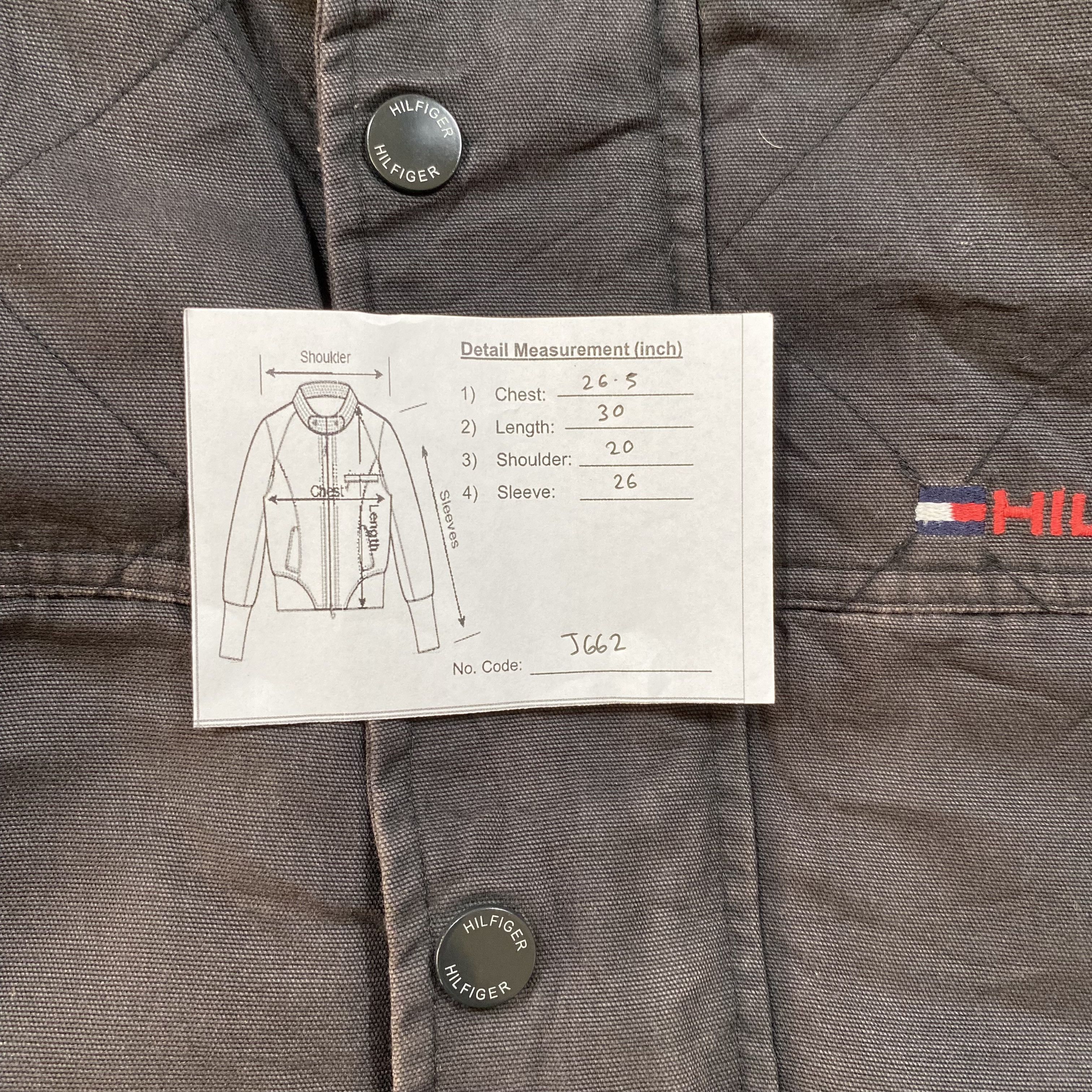 Tommy Hilfiger VTG Tommy Hilfiger Waxed Utility Hooded Field Jacket-J662 Size US XL / EU 56 / 4 - 12 Thumbnail
