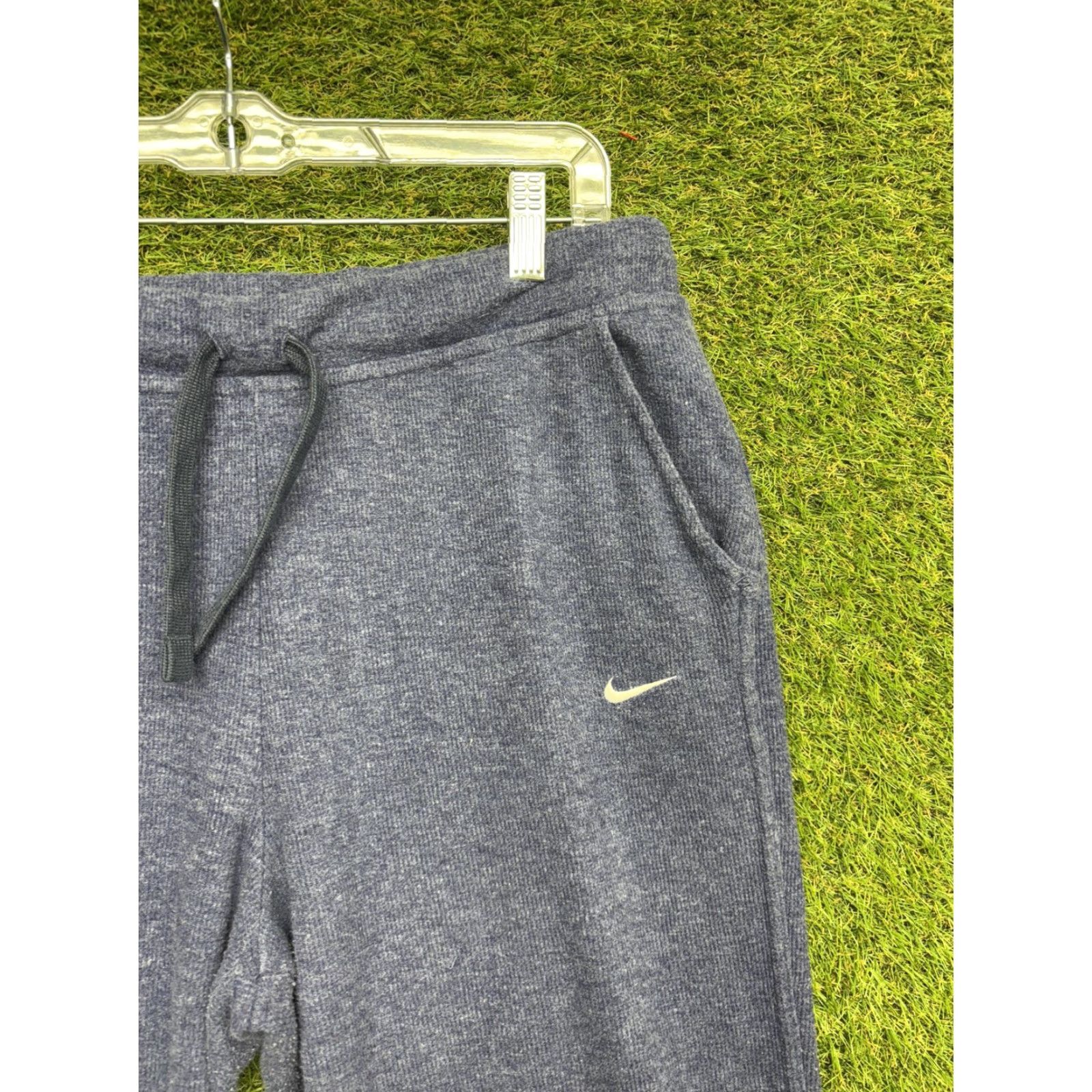 Nike Nike Therma-FIT Pants Mens L Blue Fleece Jogger Sweatpants Athletic Size US 33 - 2 Thumbnail
