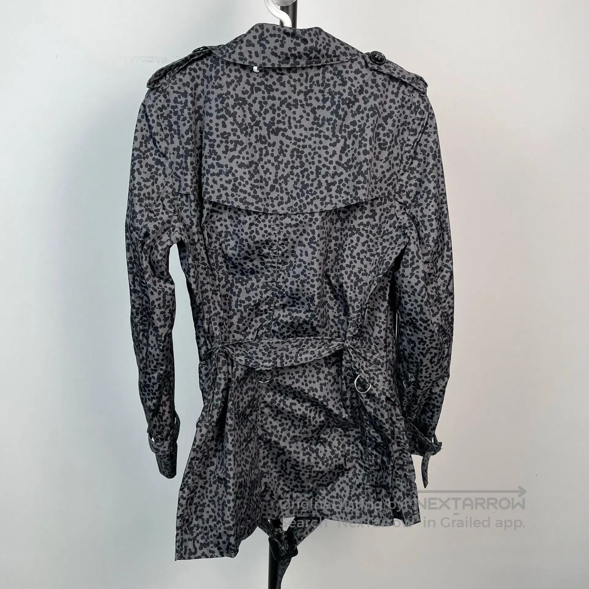Burberry Burberry Small Leopard Print Double Breasted Lady Trench C Size S / US 4 / IT 40 - 2 Thumbnail