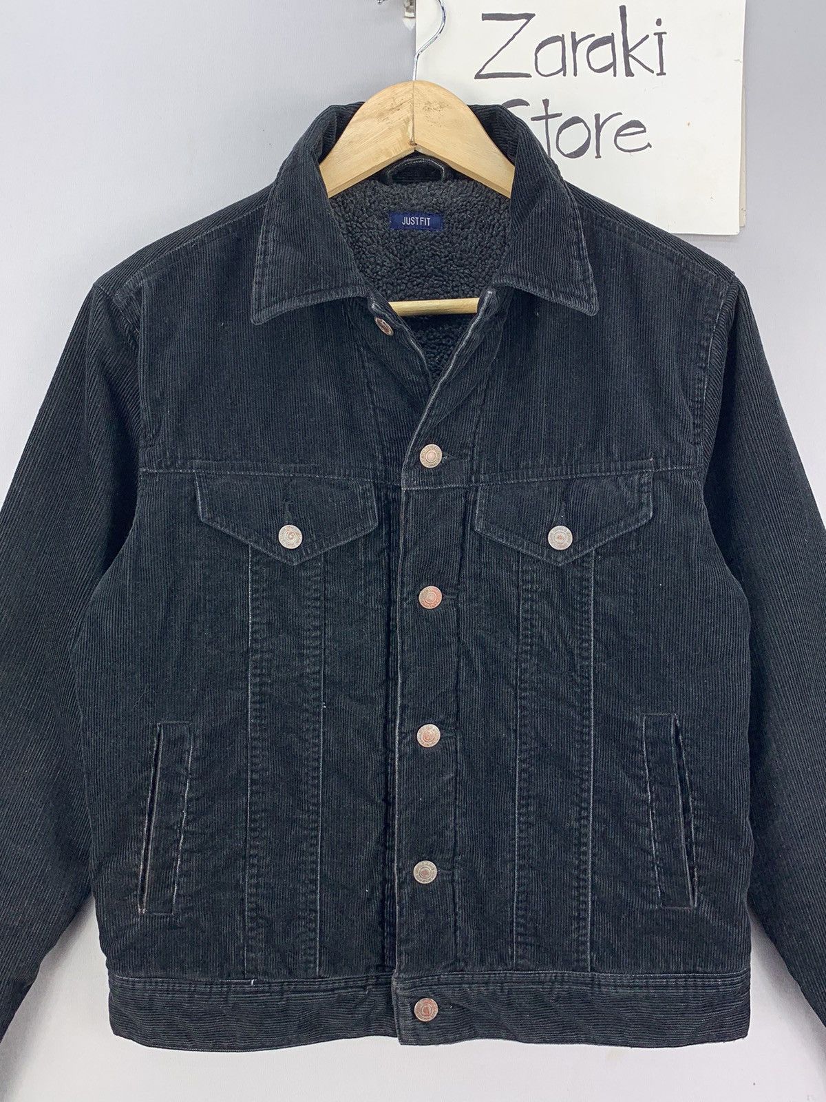 Uniqlo Y2K Uniqlo Corduroy Trucker Jacket Size US S / EU 44-46 / 1 - 6 Thumbnail