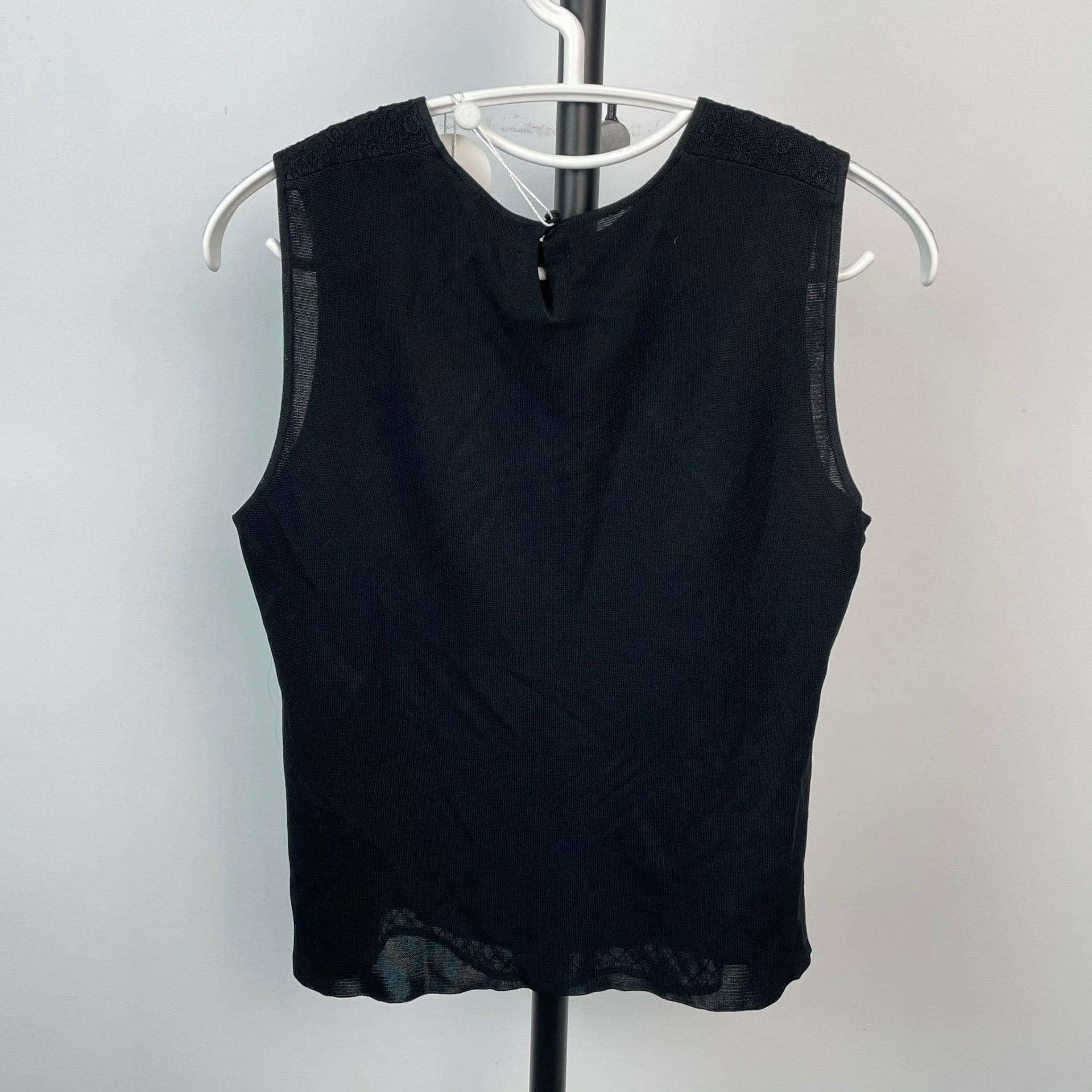 Dior Dior Black Tank Top 38 Women Size S / US 4 / IT 40 - 1 Thumbnail