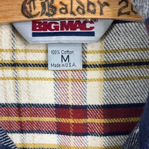 Big Mac × JCPenney × Vintage VTG JC Penney Big Mac Brushed Camper Pocket Work Shirt Butto Size US M / EU 48-50 / 2 - 7 Thumbnail