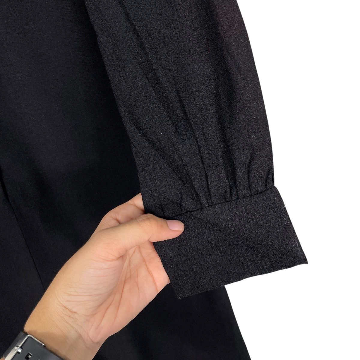 Japanese Brand Japanese Brand Soir Perle Black Coat Size S / US 4 / IT 40 - 11 Thumbnail