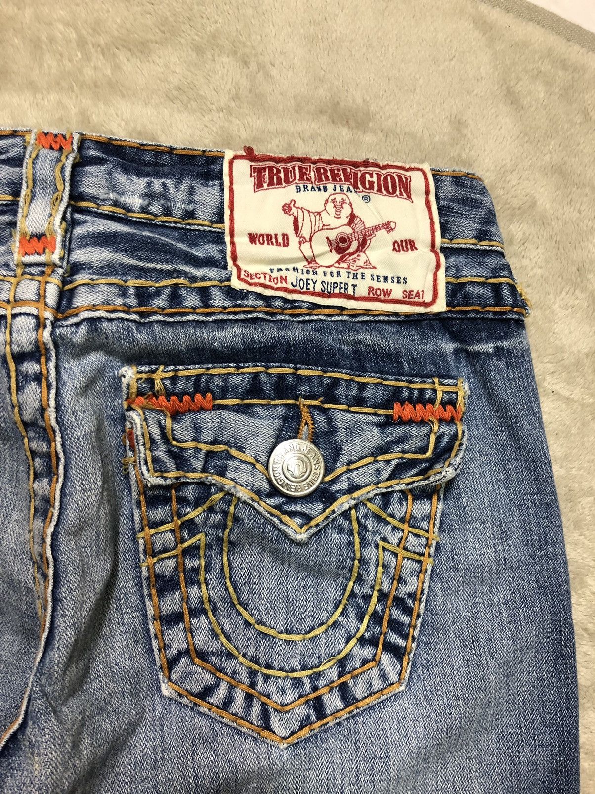 True Religion True Religion Joey Super T Denim Size US 30 / EU 46 - 18 Thumbnail