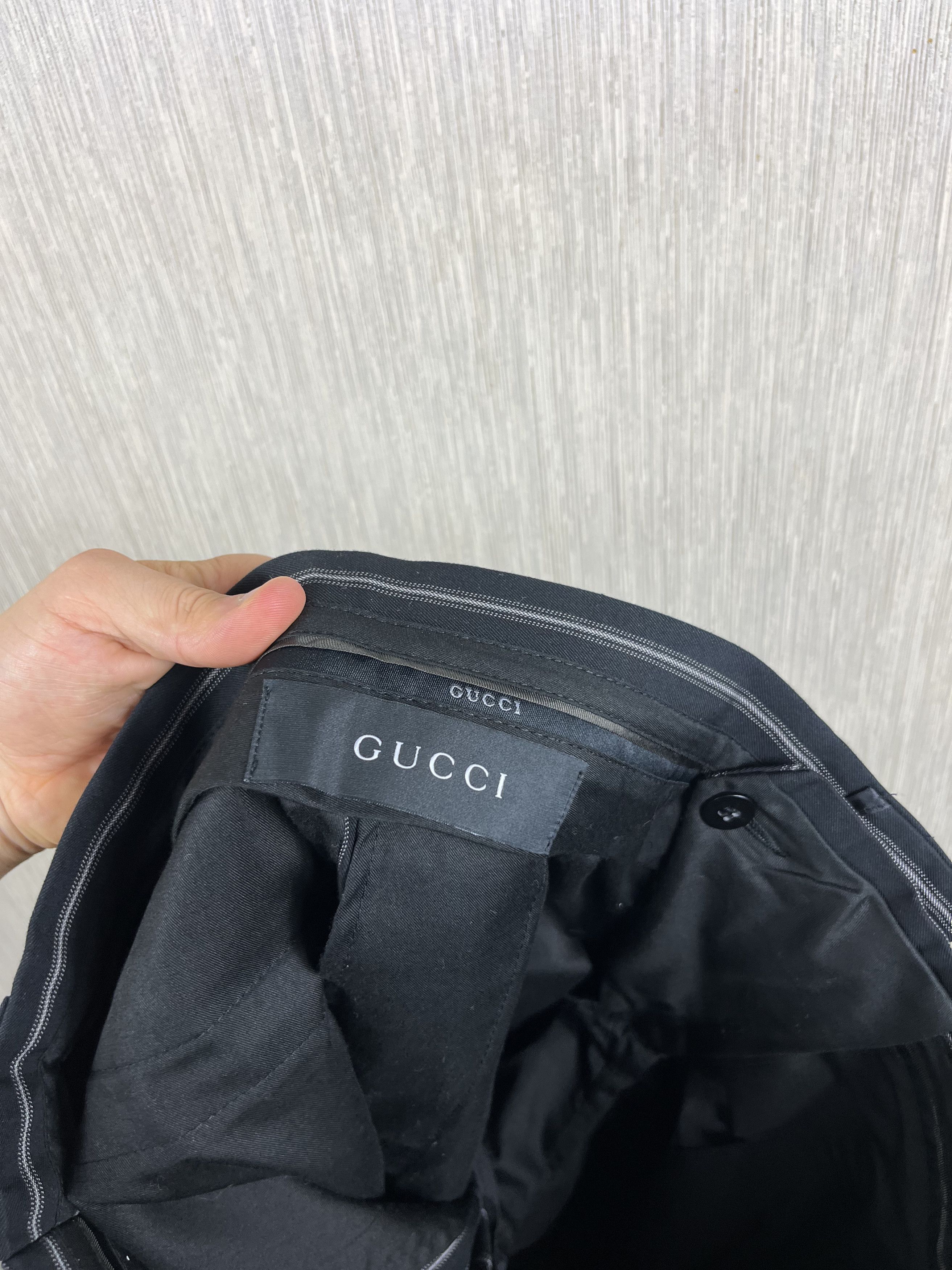 Gucci × Tom Ford Gucci Tom Ford vintage archive striped suit blazer+pants Size 36R - 24 Thumbnail