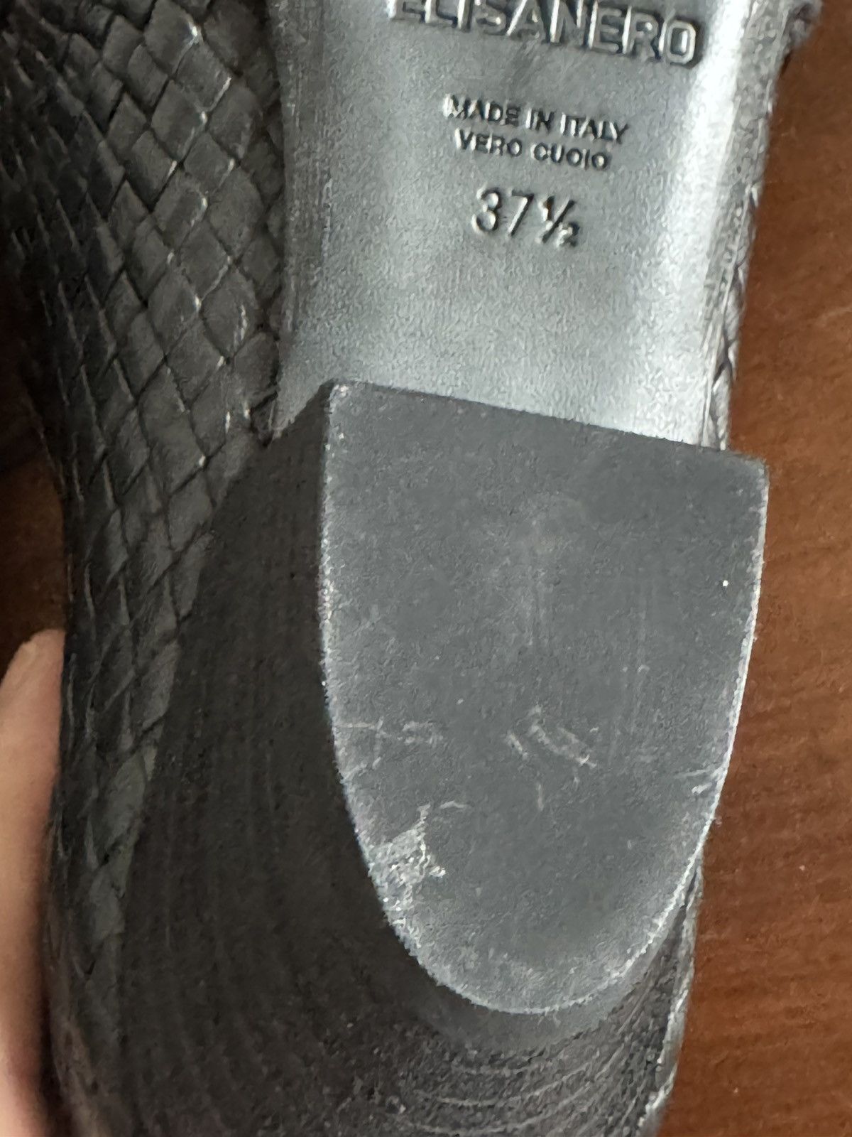 Other Elisanero Hand-Woven Leather Lace-Up Shoes — Black — EU 37.5 Size US 7.5 / IT 37.5 - 9 Thumbnail
