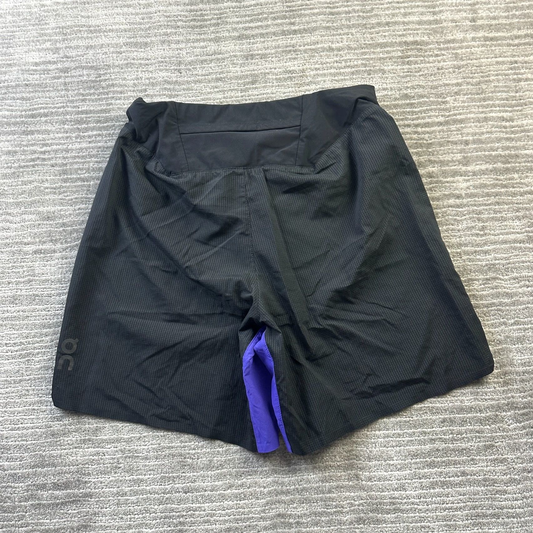Vintage ON Cloud Shorts Mens S Purple Lightweight 7" Drawstring Pockets Quick Dry Athletic Sports Size US 27 - 2 Thumbnail