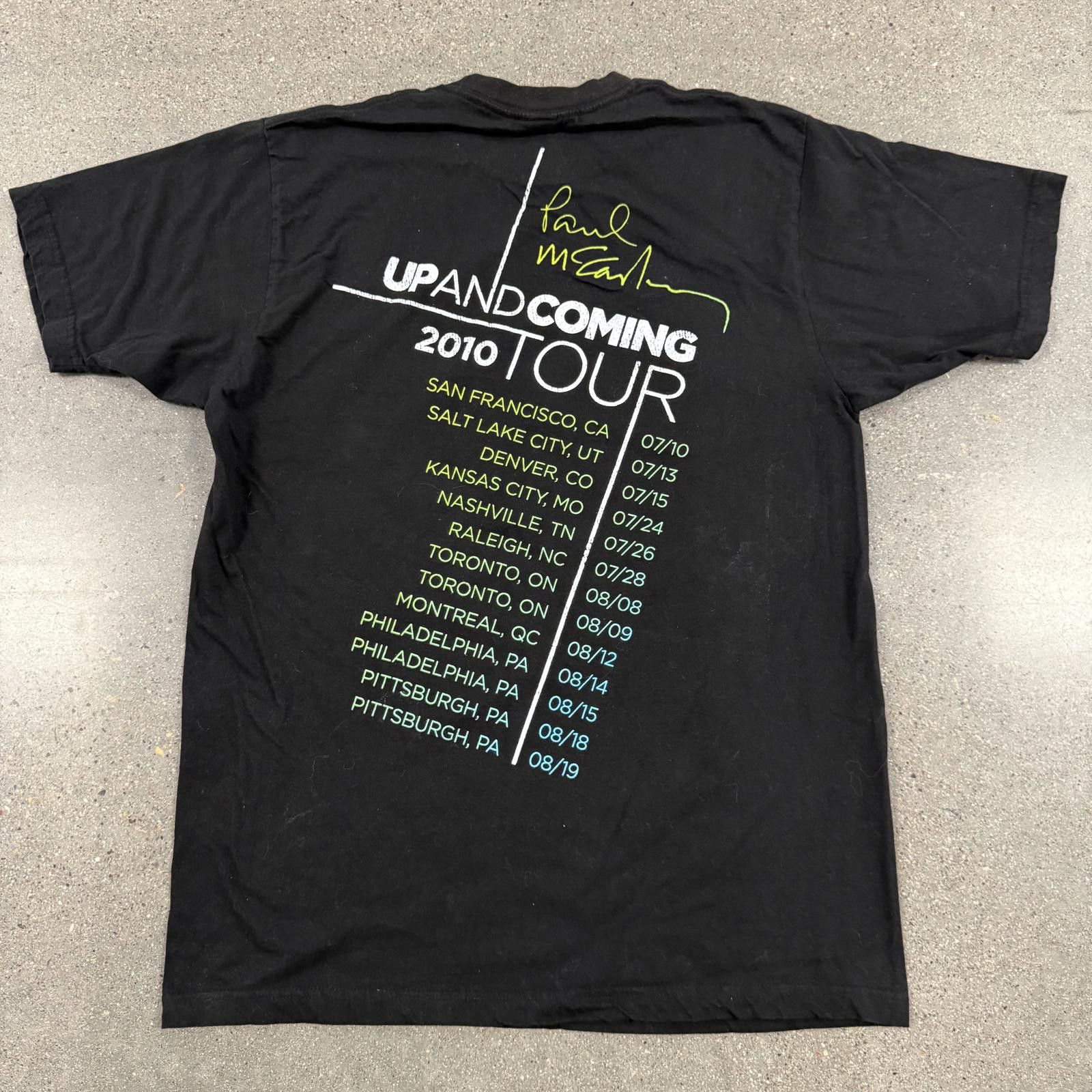 Tultex Paul McCartney Up and Coming Tour T-Shirt Tultex Adult L Size US L / EU 52-54 / 3 - 6 Thumbnail