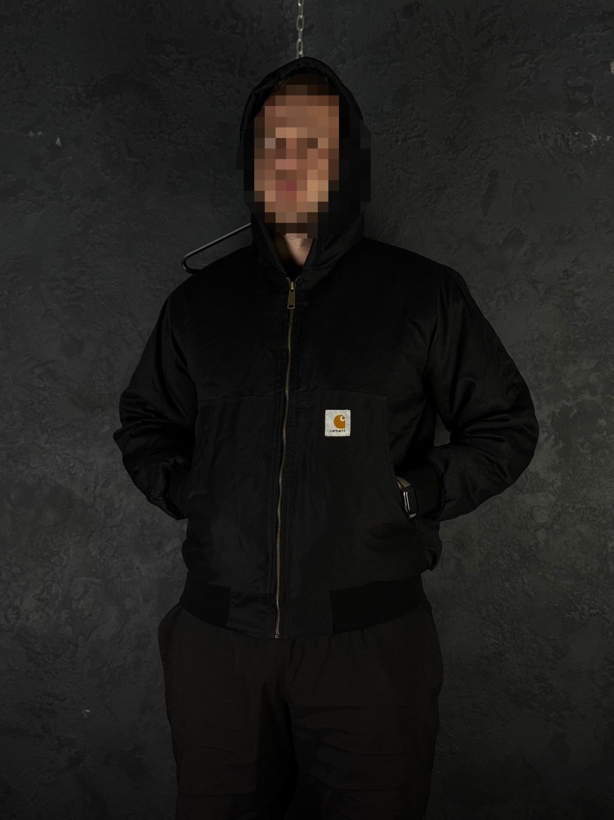 Carhartt CARHARTT Black Quilted Hooded Jacket Size Large MADE IN USA Size US L / EU 52-54 / 3 - 2 Thumbnail