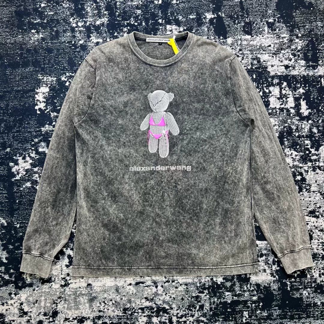 Other ALEX WANG distressed bear print longsleeve sweatshirt Size M / US 6-8 / IT 42-44 - 1 Thumbnail