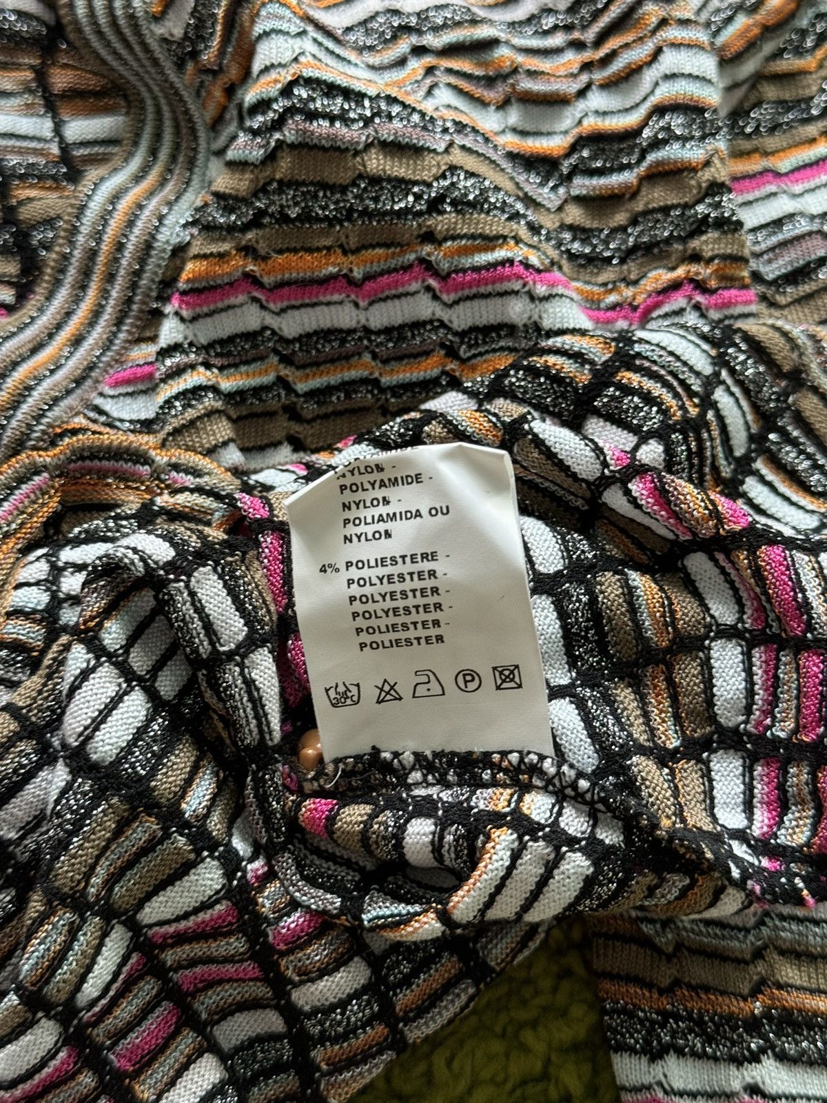 Designer × Missoni Missoni avant garde coloured cardigan sweater Size M / US 6-8 / IT 42-44 - 8 Thumbnail