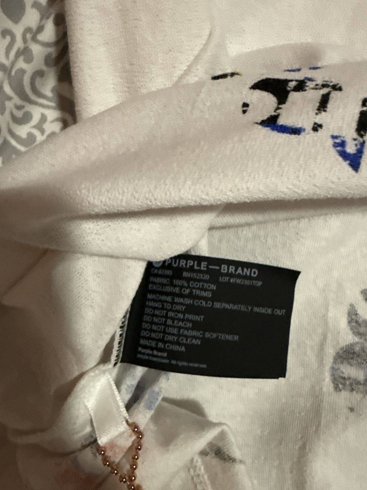 Purple Brand Purple brand textured jersey xxl off white Size US XXL / EU 58 / 5 - 3 Thumbnail