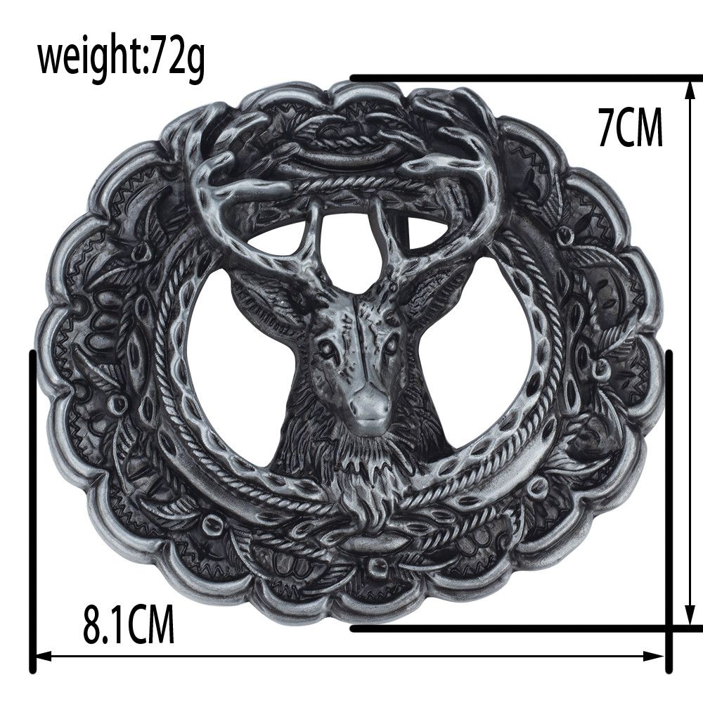 Designer Vibe Vintage Belt Riveted Belts Menswear Accessories Size ONE SIZE - 3 Thumbnail