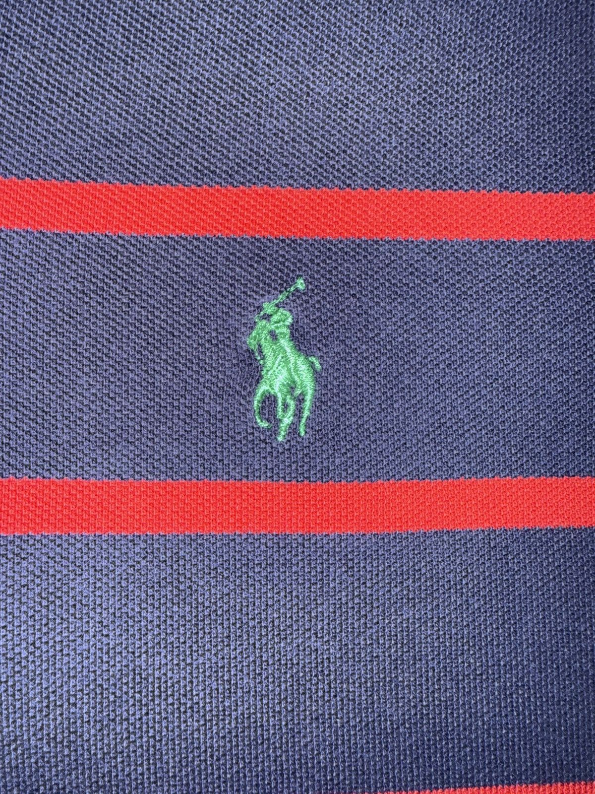 Polo Ralph Lauren Ralph Lauren Polo Rugby Stripe Navy Red Custom Fit M Size US M / EU 48-50 / 2 - 4 Thumbnail