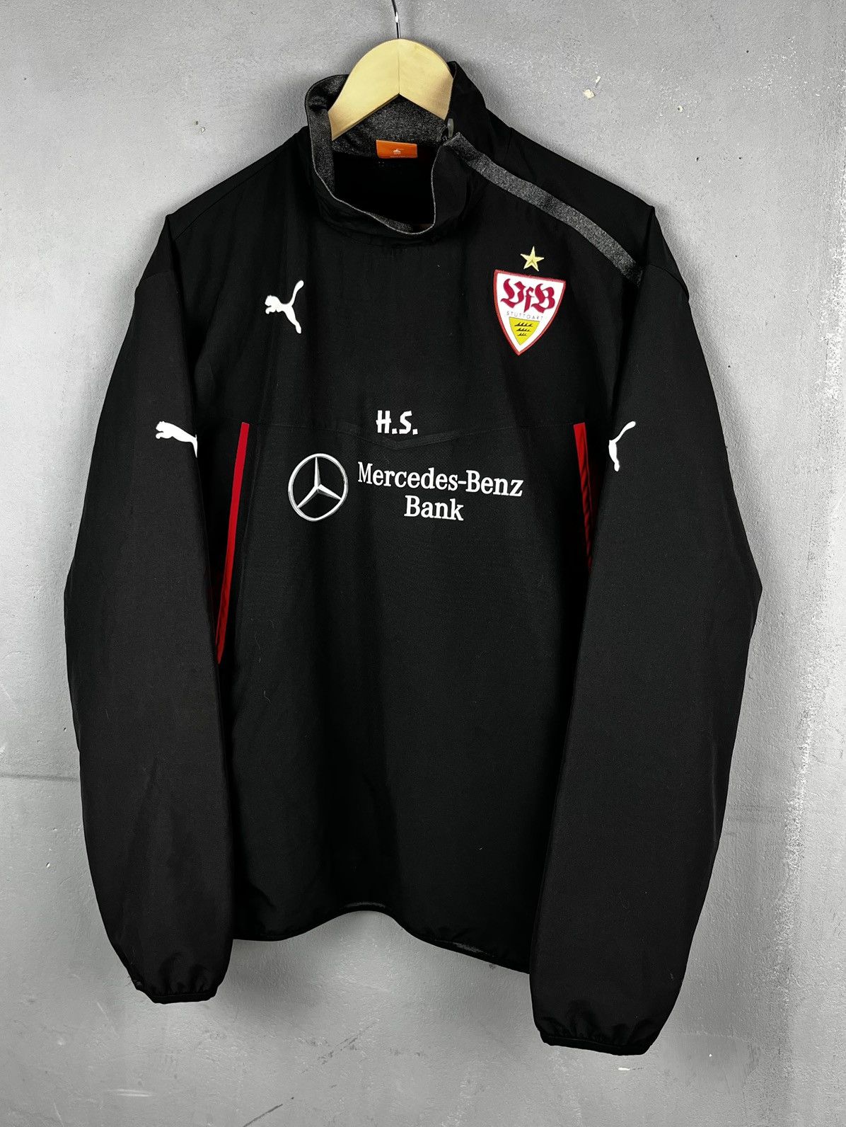 Puma Puma VfB Stuttgart Mens Training jacket mercedes benz bank Size US XL / EU 56 / 4 - 1 Thumbnail