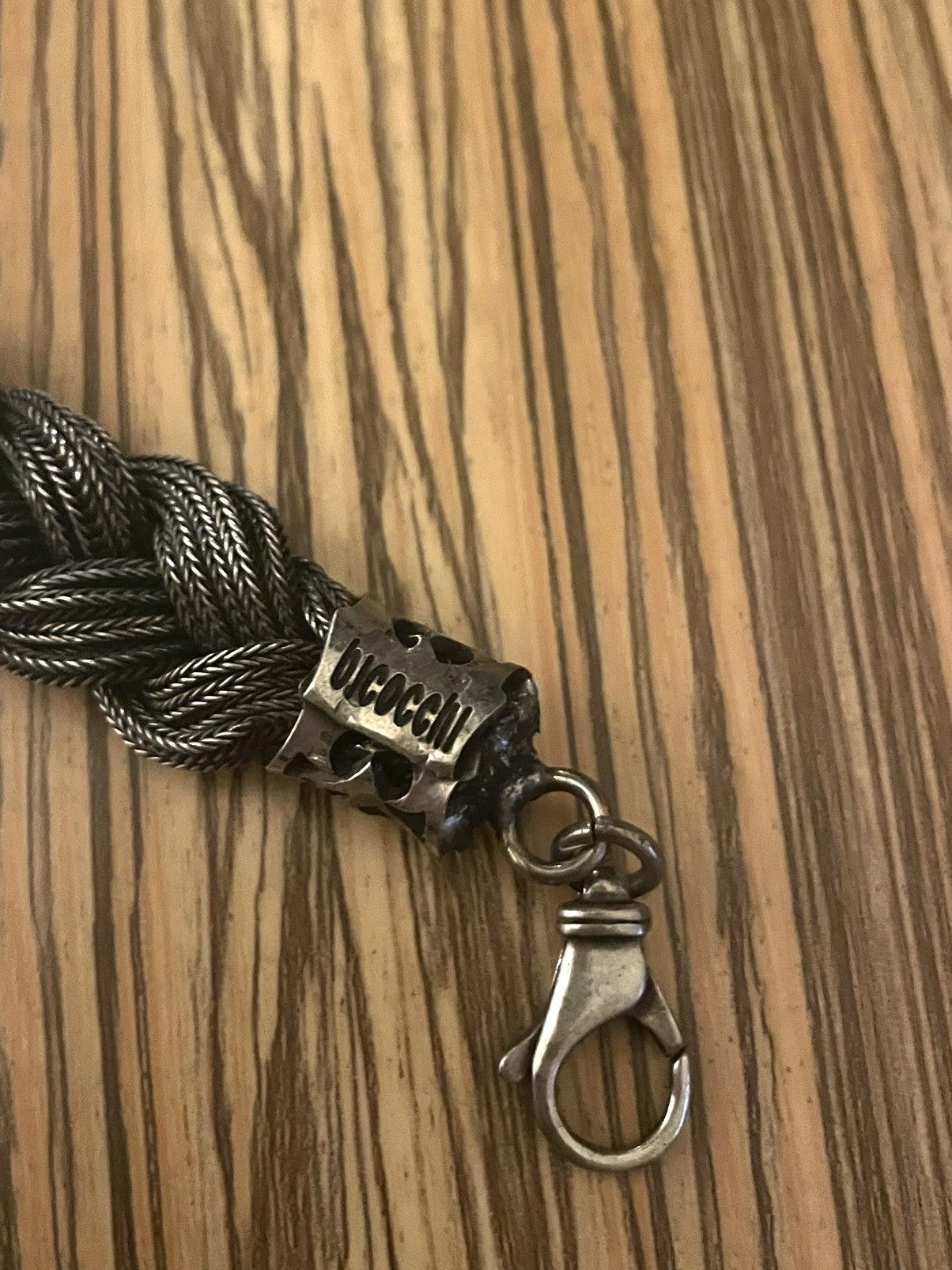 Emanuele Bicocchi ARTISAN BRAIDED .925 STERLING SILVER CHAIN LINK BRACELET Size ONE SIZE - 11 Thumbnail