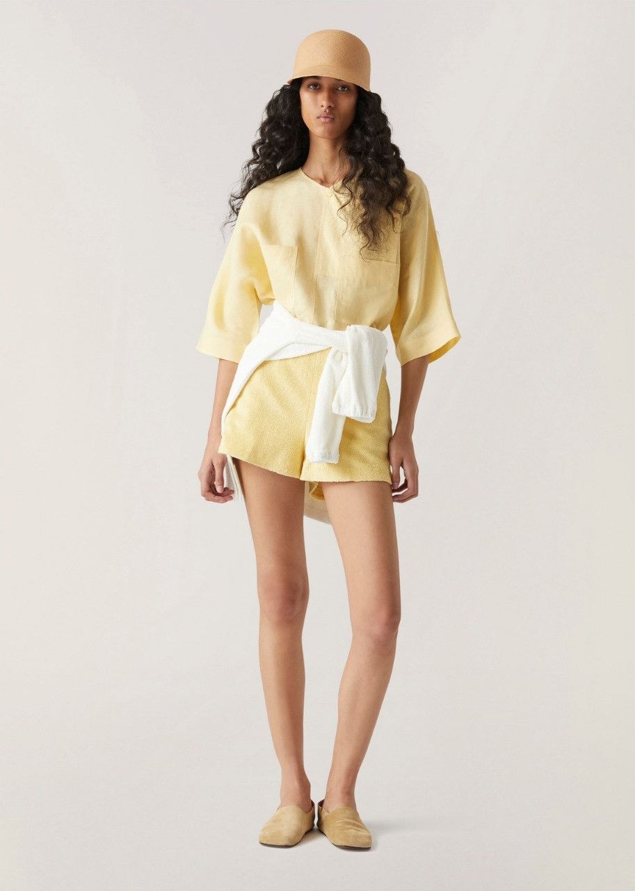 Loro Piana o1srvl11e0424 Shorts in Golden Size 28" / US 6 / IT 42 - 3 Thumbnail