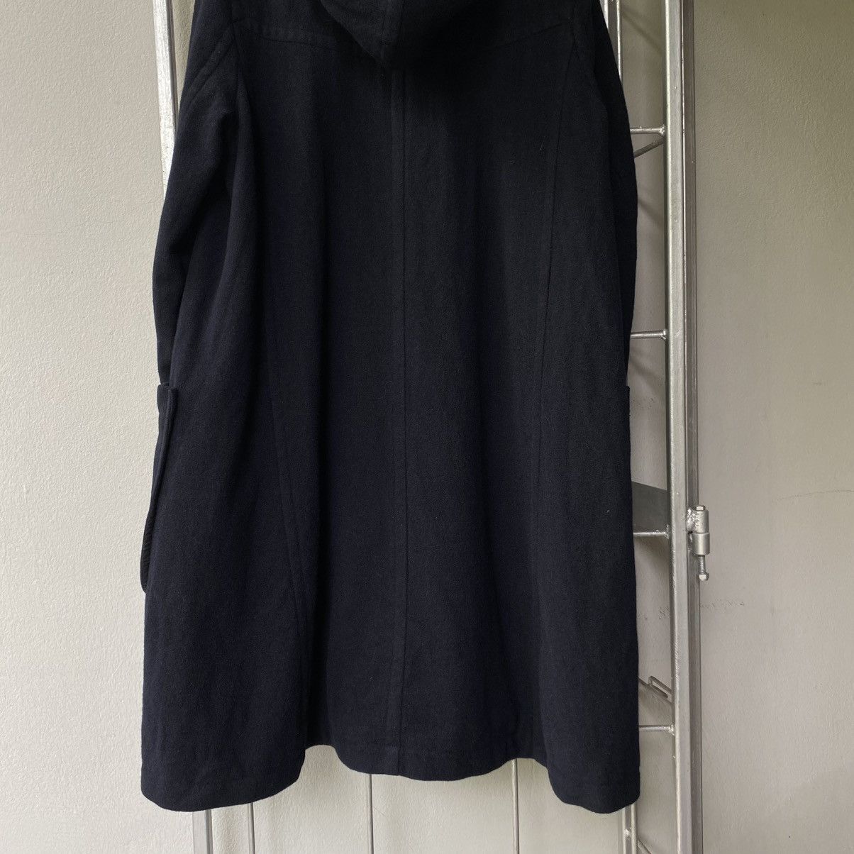 Zucca ZUCCA Black Wool Coat Size M / US 6-8 / IT 42-44 - 5 Thumbnail