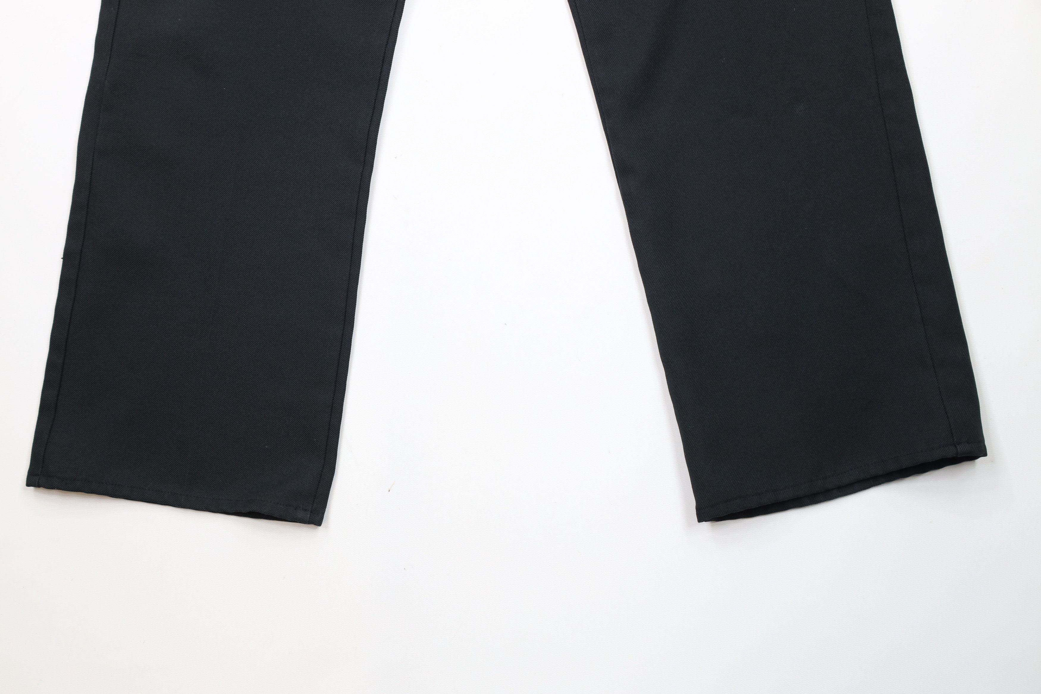 Vintage Vintage 70s Streetwear Flared Wide Leg Chino Pants Black USA Size US 34 / EU 50 - 4 Thumbnail