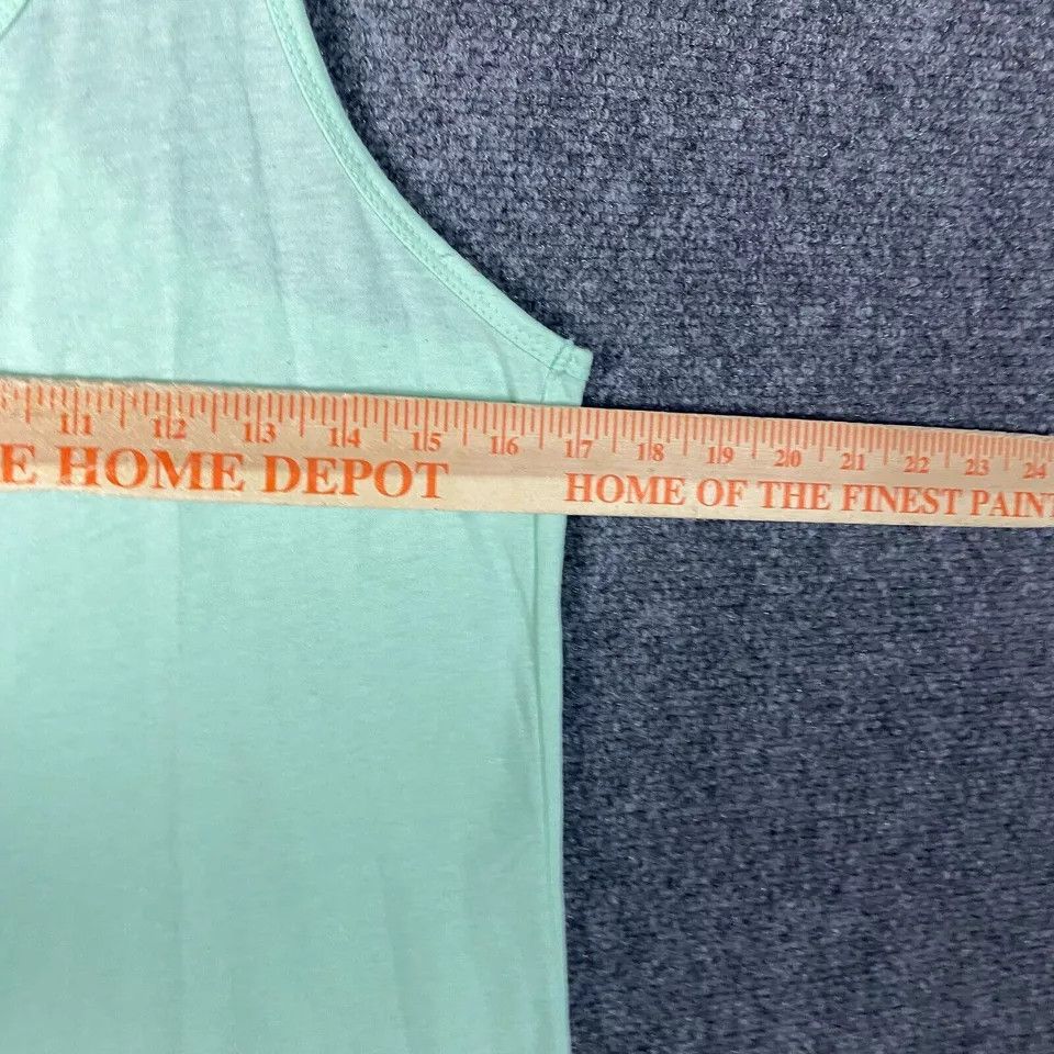 Other Ideal Tank Top XL Women's Pullover Mint Green Cotton Blend Size XL / US 12-14 / IT 48-50 - 5 Thumbnail