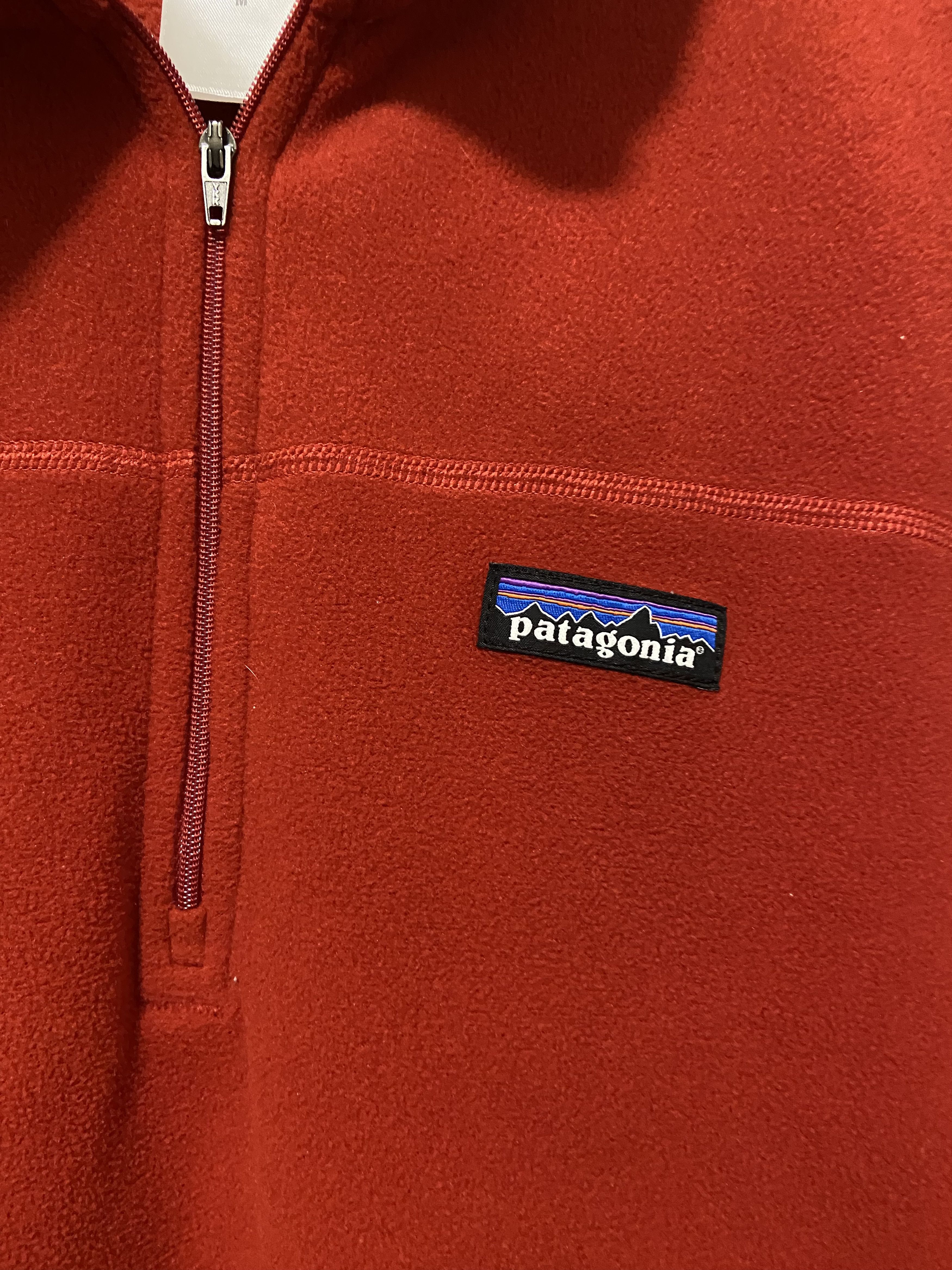 Patagonia Patagonia Micro D 1/4 Zip Fleece Pullover M Red Lightweight Size US M / EU 48-50 / 2 - 3 Thumbnail