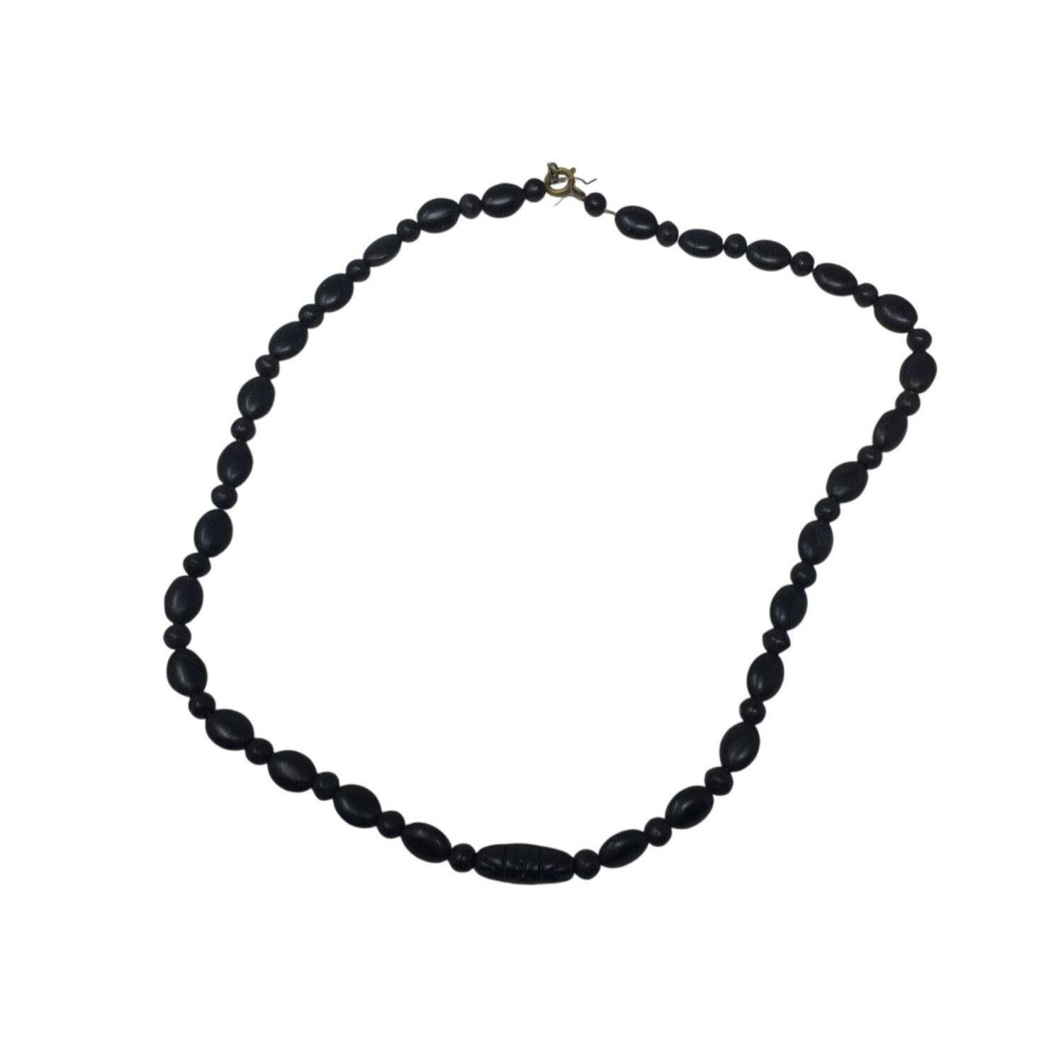 Other Women's Black Necklace with Different Shaped Beads on it & C Size ONE SIZE - 1 Thumbnail