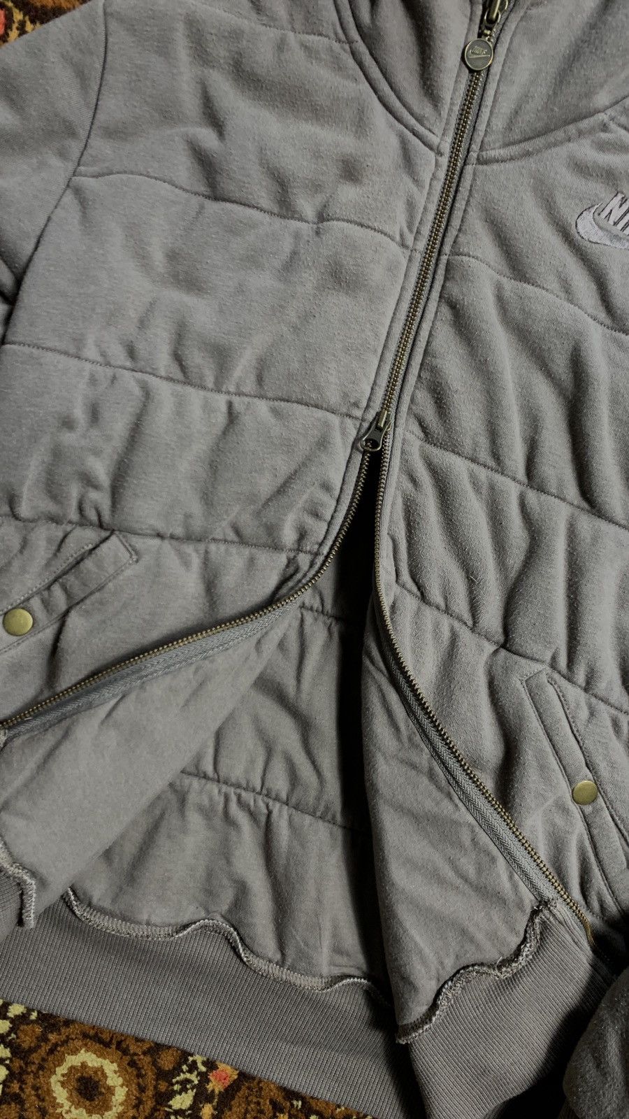 Nike × Vintage Y2K Vintage Nike Brown Jacket Women Size M / US 6-8 / IT 42-44 - 8 Thumbnail