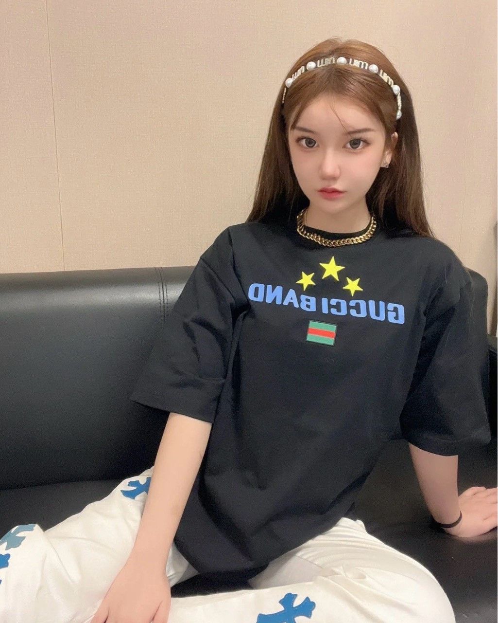Gucci Black flag short sleeves 2501-Nextarrow