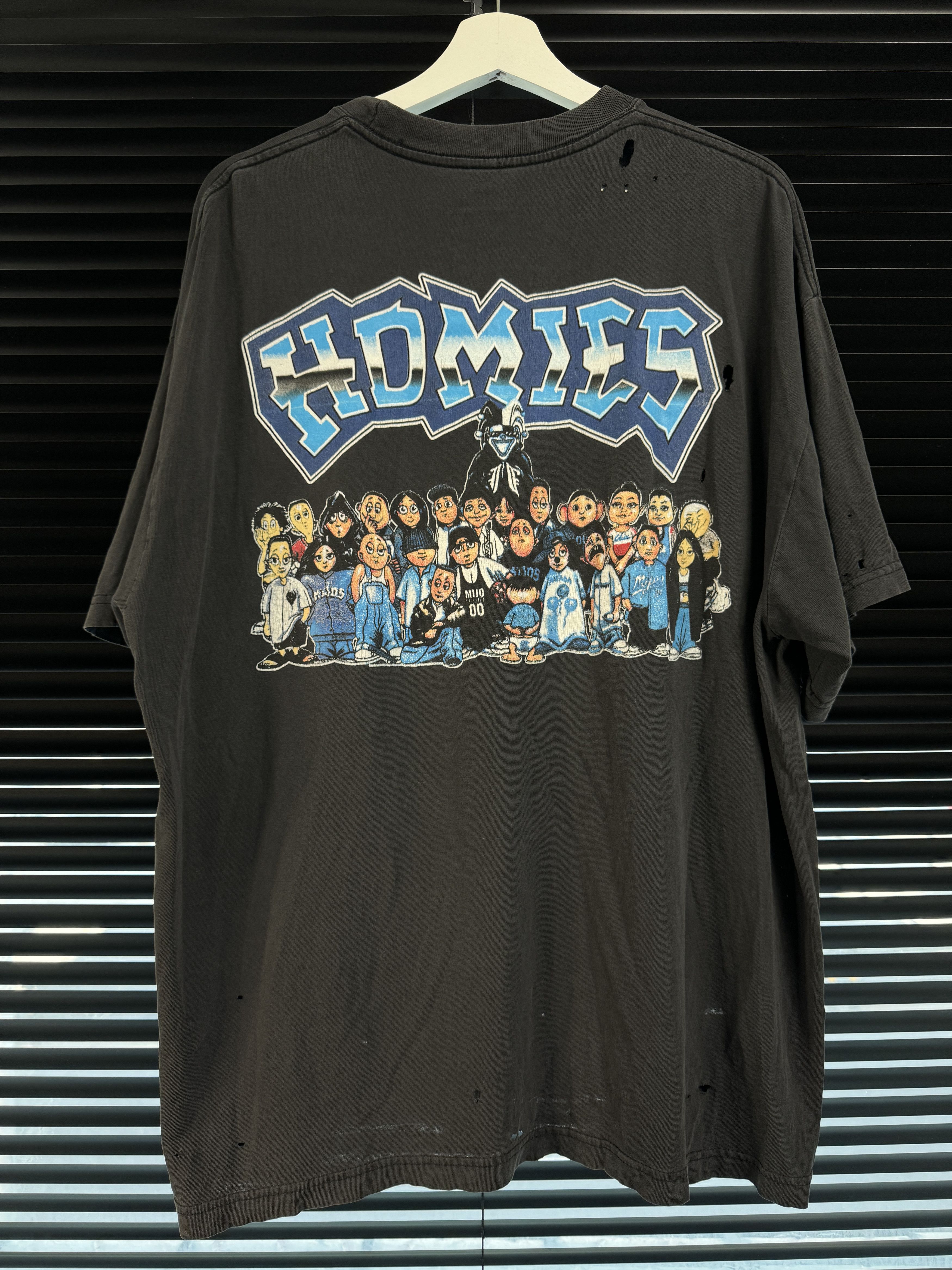 Vintage Vintage 90s Homies Tee Size US XL / EU 56 / 4 - 1 Thumbnail