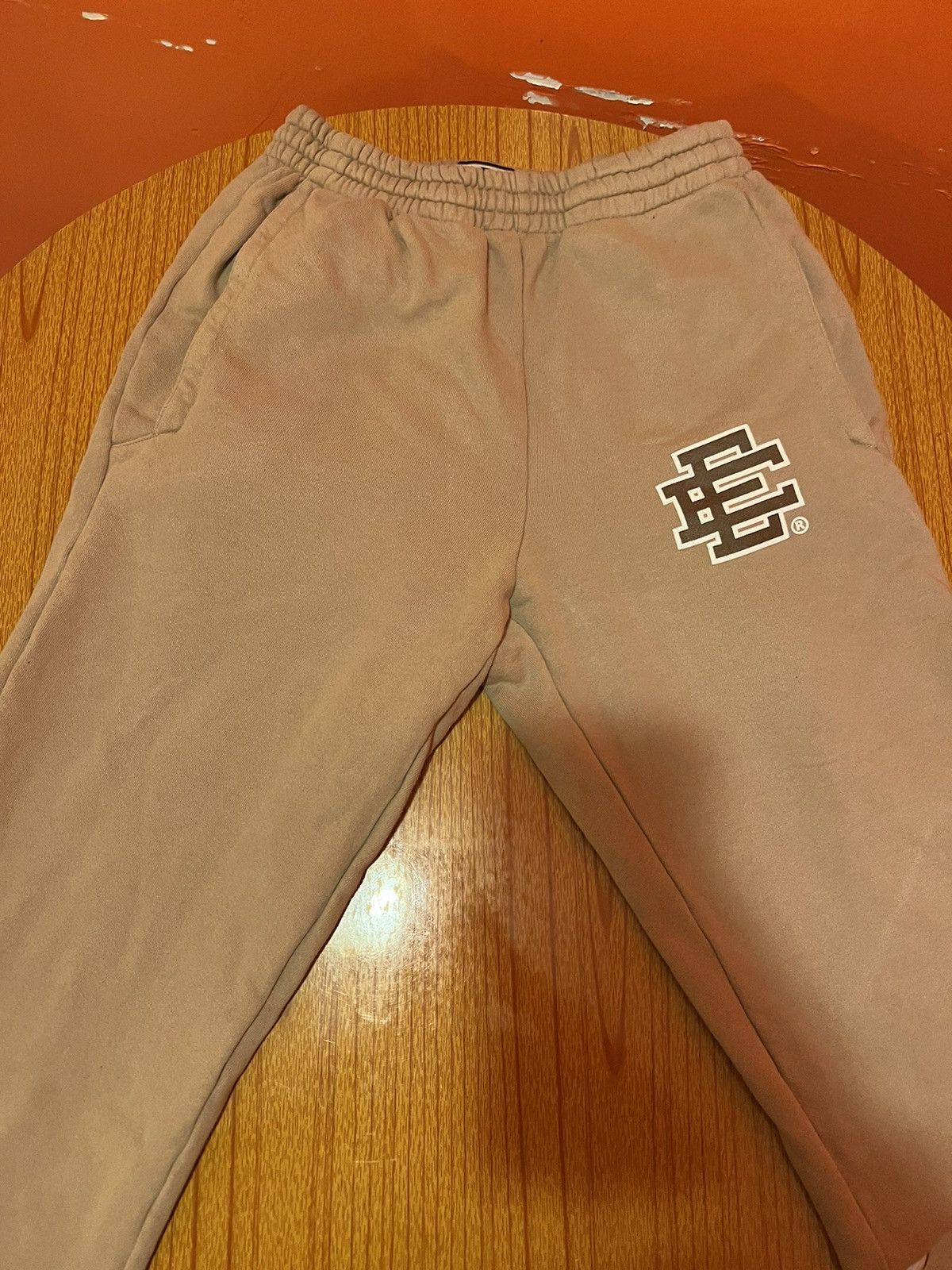 image of Eric Emanuel Tan W Brown Sweatpants Large, Men's (Size 32)