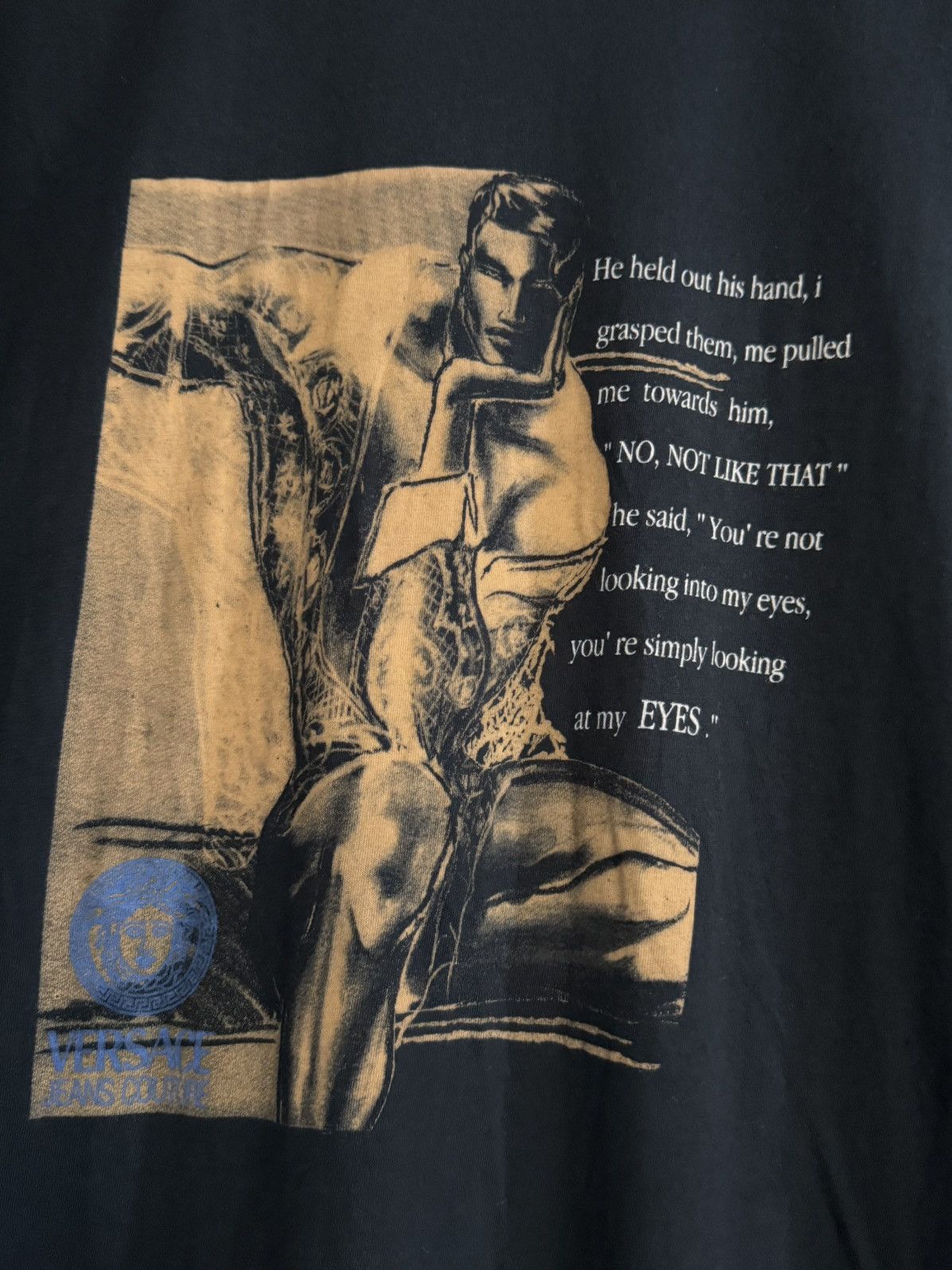 Versace Jeans Couture Vintage Versace Jeans Couture Photo Tee Sun Faded Size US XL / EU 56 / 4 - 2 Thumbnail