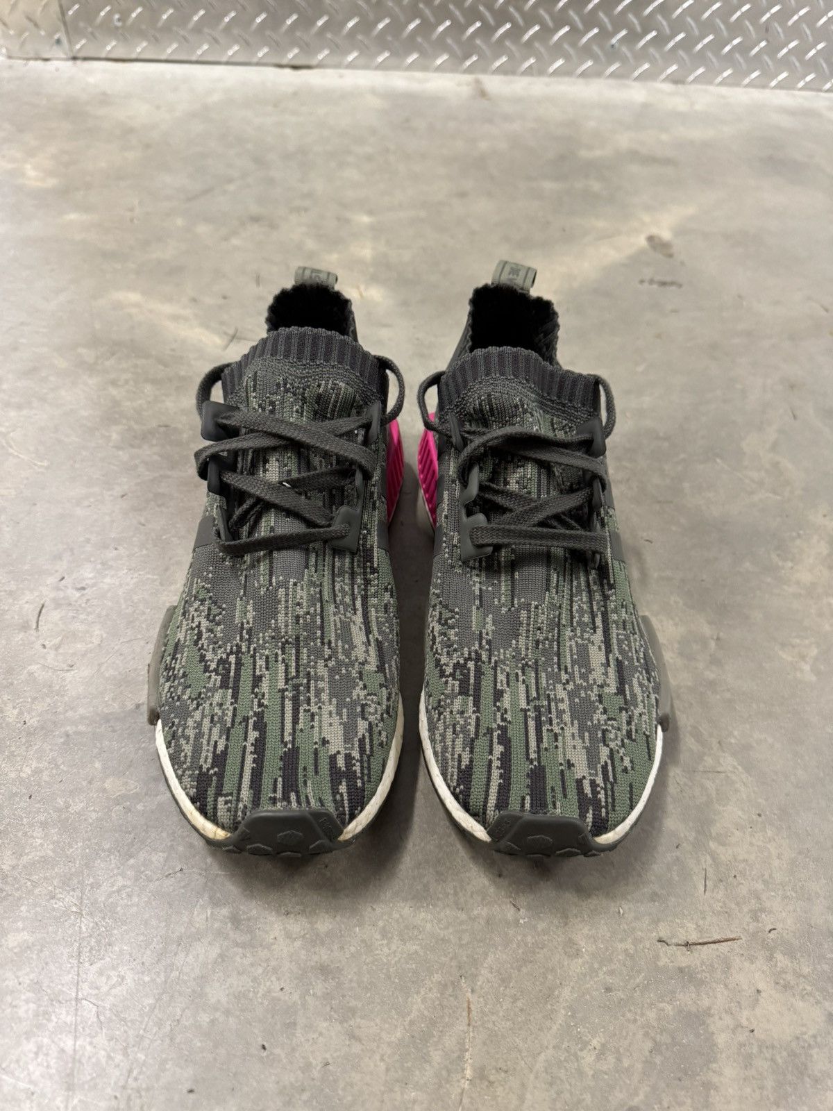 Adidas Adidas NMD R1 PK Ultra Grey Camo Size 10 Size US 10.5 / EU 43-44 - 4 Thumbnail