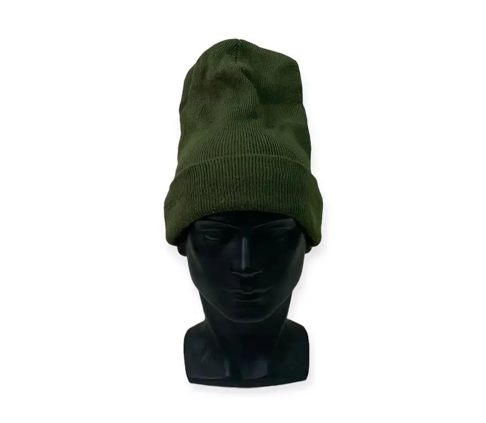 Vintage Vintage Made In USA Military Design Beanie Hat Size ONE SIZE - 1 Thumbnail