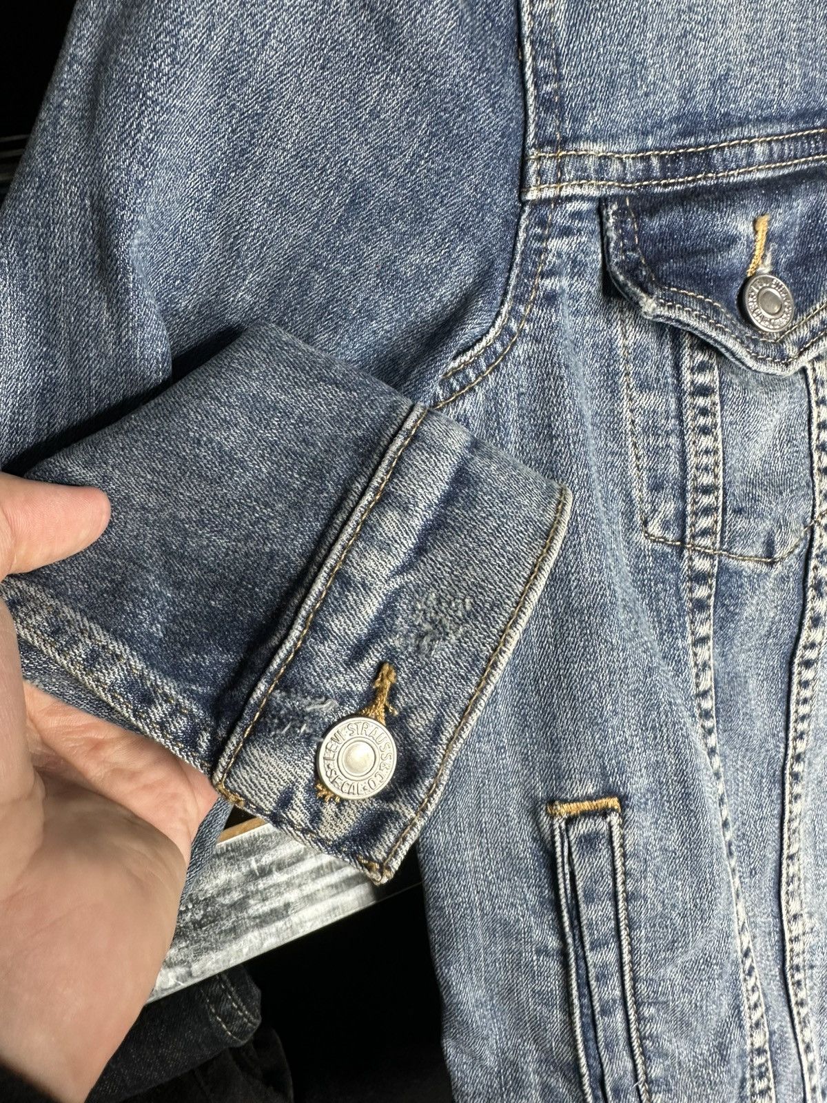 Levi's Levi’s Levi Strauss & Co Denim Jeans Trucker Jacket Size S Size S / US 4 / IT 40 - 11 Thumbnail