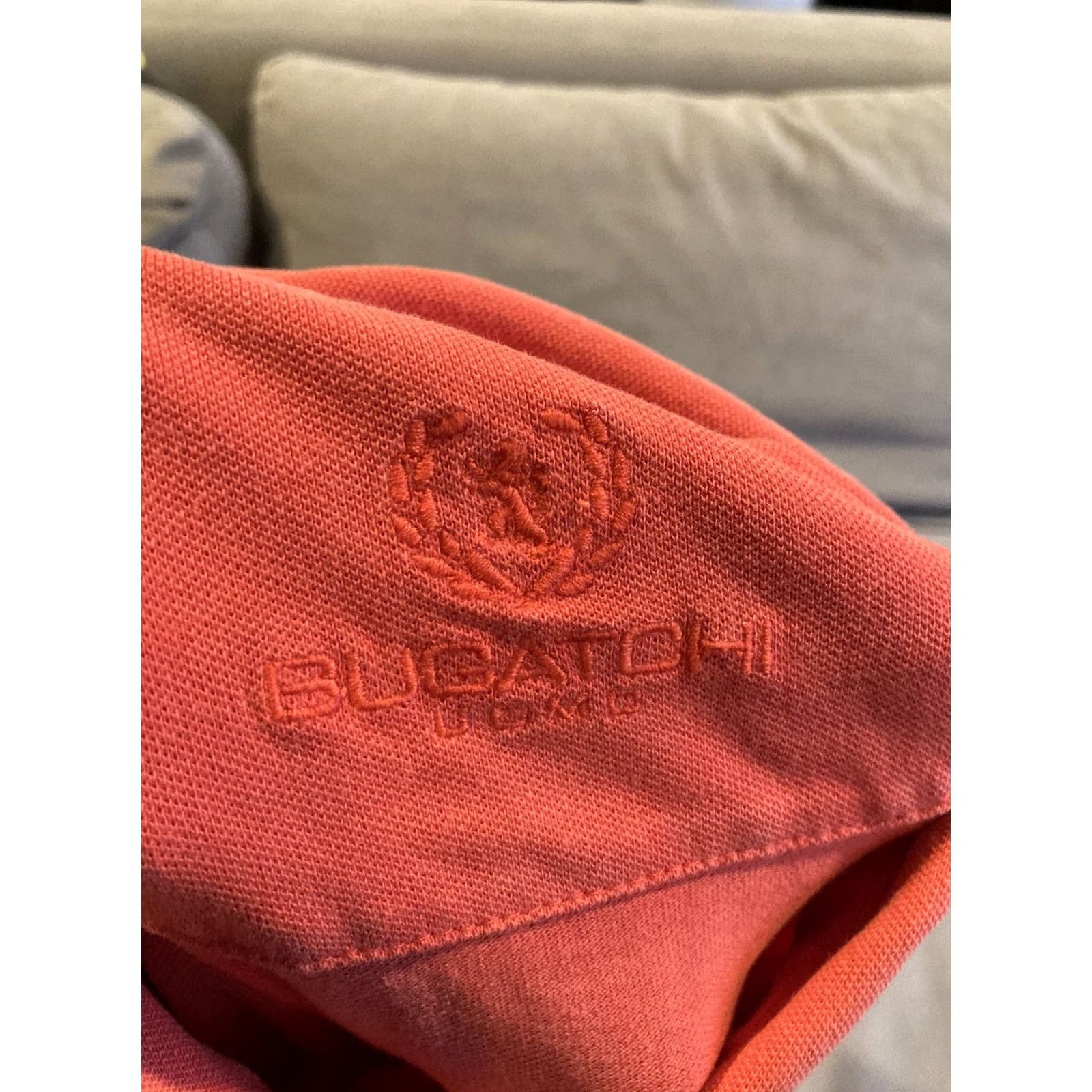 BUGATCHI Beautiful Bugatchi Red Pique Cotton Golf Polo - Medium Size US M / EU 48-50 / 2 - 5 Thumbnail
