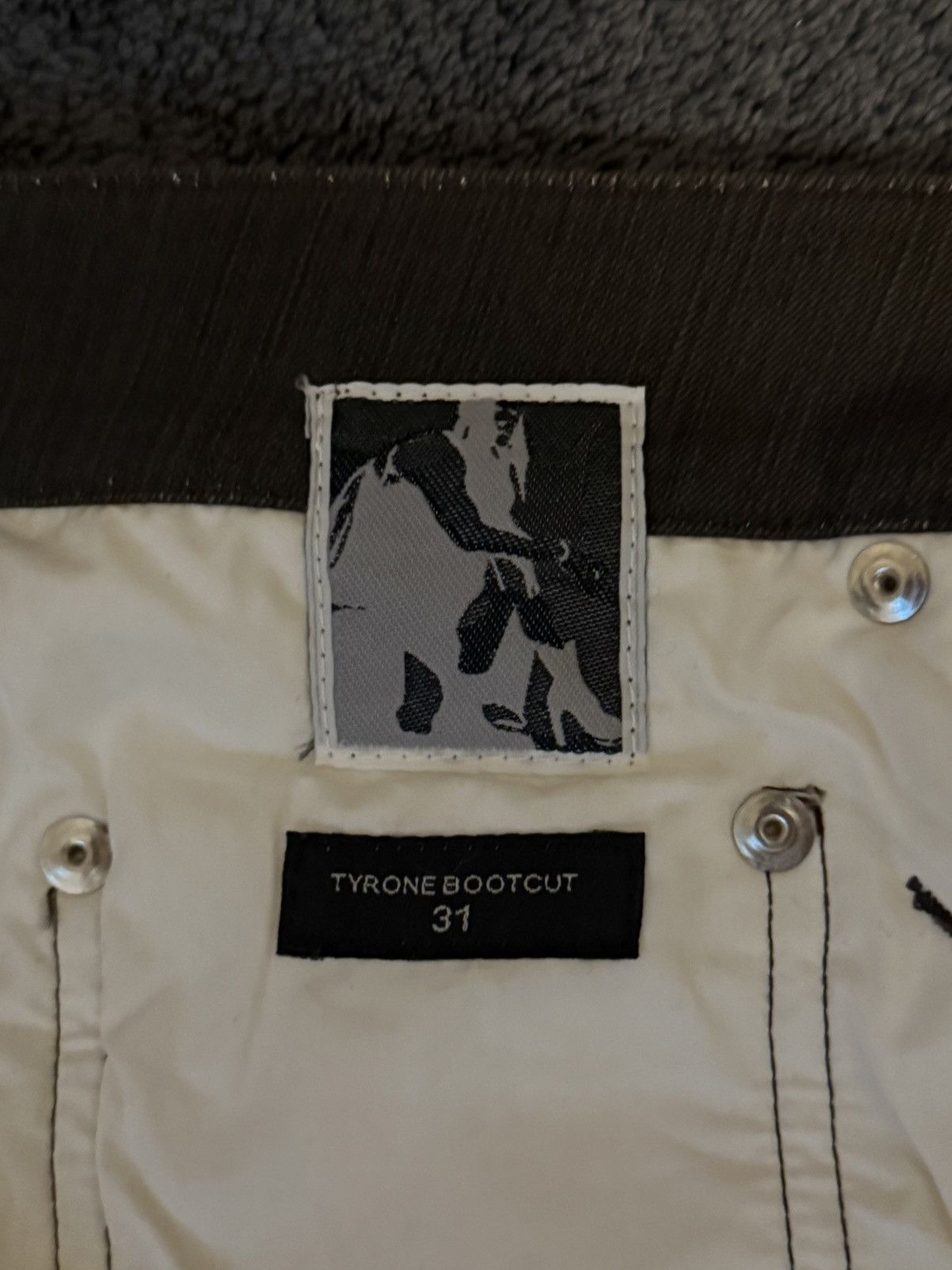 Rick Owens Tyrone dark dust sample bootcuts Size US 31 - 11 Thumbnail