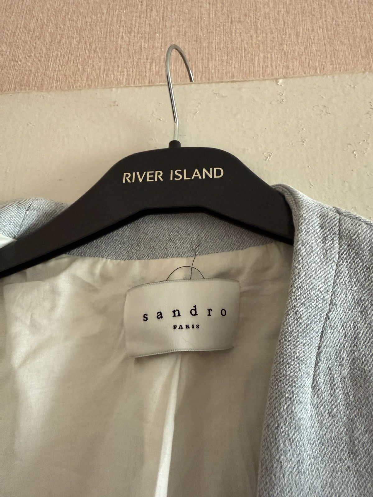 Sandro Vintage Sandro Women’s Linen Blazer Size XS / US 0-2 / IT 36-38 - 6 Thumbnail