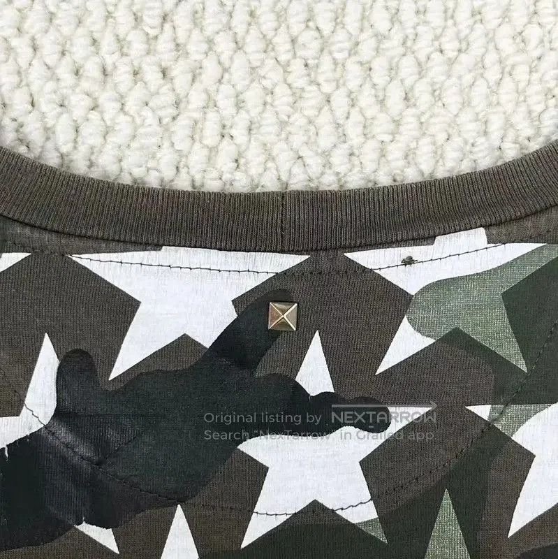 Valentino Valentino Camouflage Logo Short Sleeve T-shirt . Size US S / EU 44-46 / 1 - 4 Thumbnail
