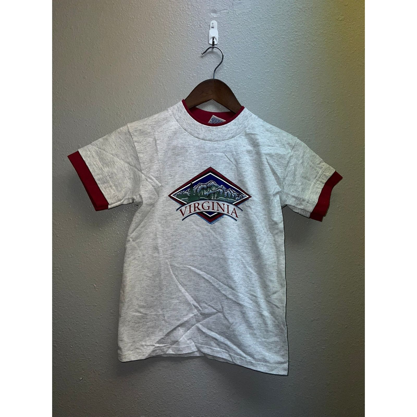 Vintage Youth Virginia Shirt Wild West Co Mountain Tee Child Medium Size M / US 6-8 / IT 42-44 - 1 Thumbnail