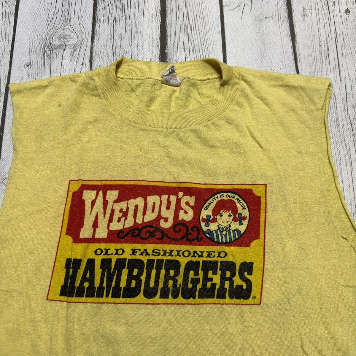 Vintage Vintage Wendy’s tank top Size US L / EU 52-54 / 3 - 3 Thumbnail