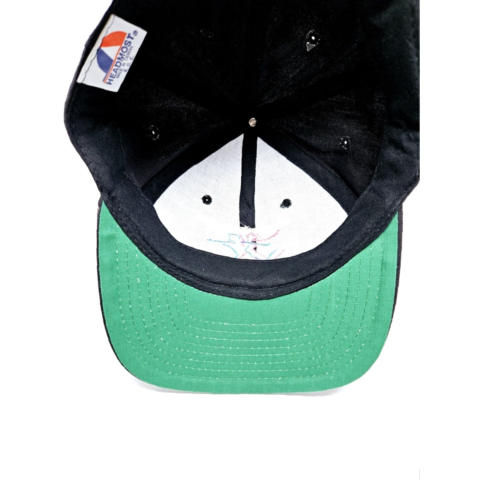 Vintage VINTAGE Aerobics Against Aids 90s Embroidered Snapback Hat Headmost Men One Size Black 90s Snapback Mens Size ONE SIZE - 6 Thumbnail