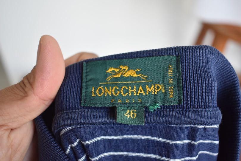 Longchamp × Vintage LUXURY LONGCHAMP POLO SHIRT L Size US L / EU 52-54 / 3 - 7 Thumbnail