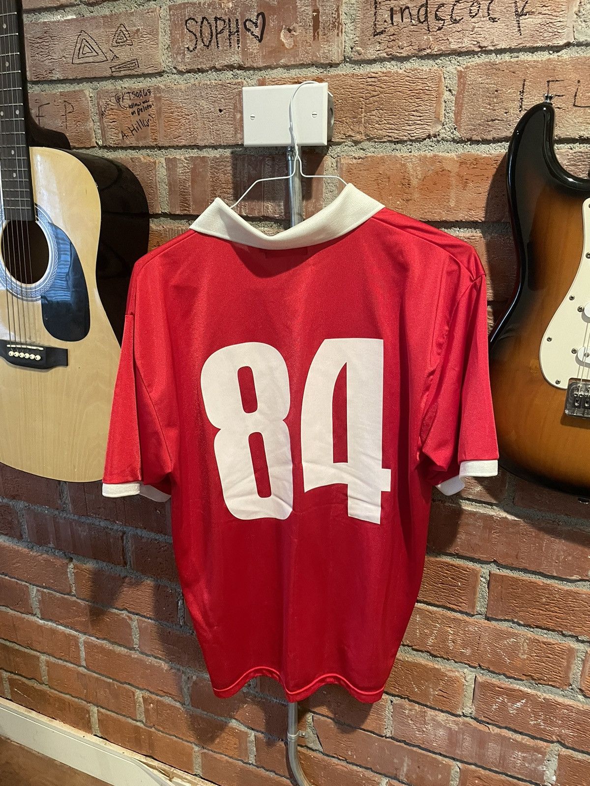 Hysteric Glamour Hysteric Glamour SS24 Red Jersey 84 - Worn Once Size US M / EU 48-50 / 2 - 2 Thumbnail